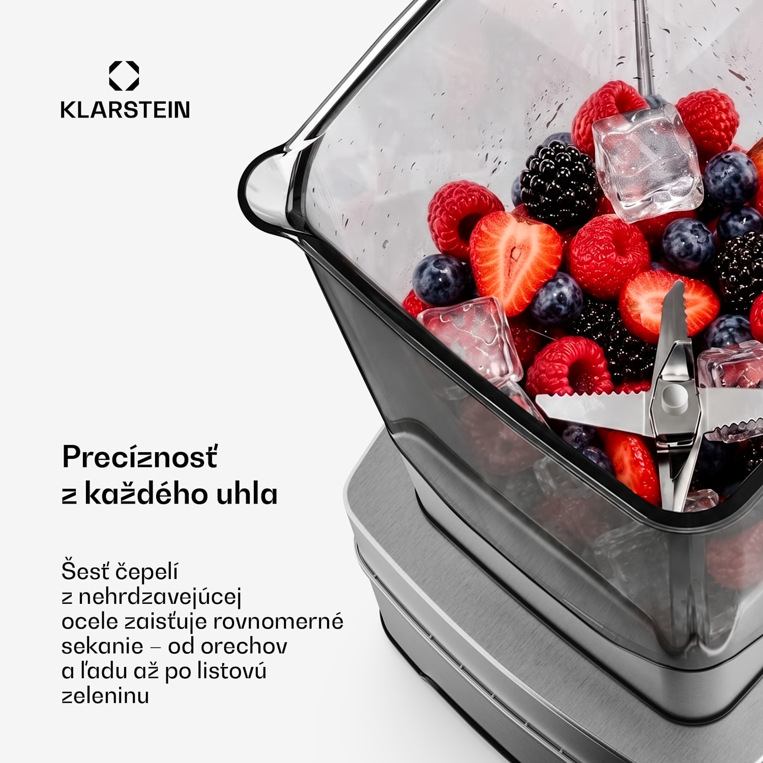 Kraftpaket Pro mixér | Drvený ľad & smoothies | Pulzná funkcia | 2000 W | 30000 ot./min | 2 L 