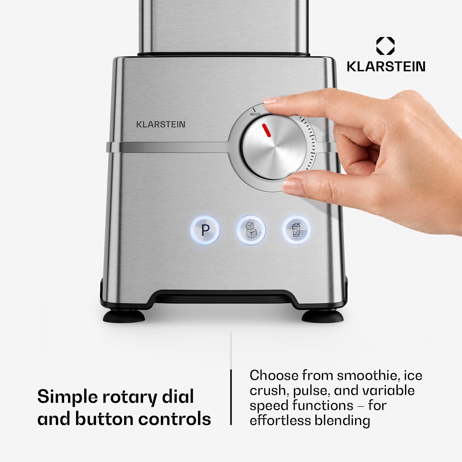Kraftpaket Pro liquidificador | Gelo picado e smoothies | Função pulsar | 2000 W | 30000 rpm | 2 L 