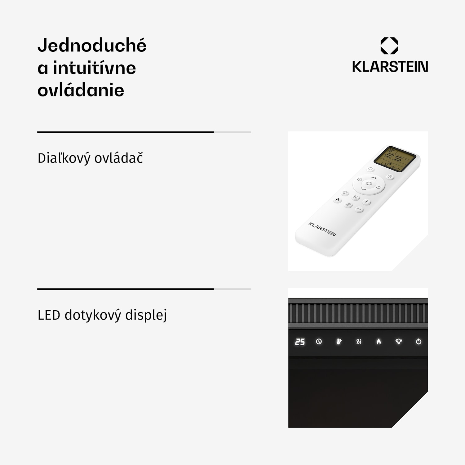 EchoFlame Smart nástenný elektrický krb | 127 cm | 1800 W | 2 režimy vykurovania | 12 farieb | Čierny 127 x 44 x 20 cm