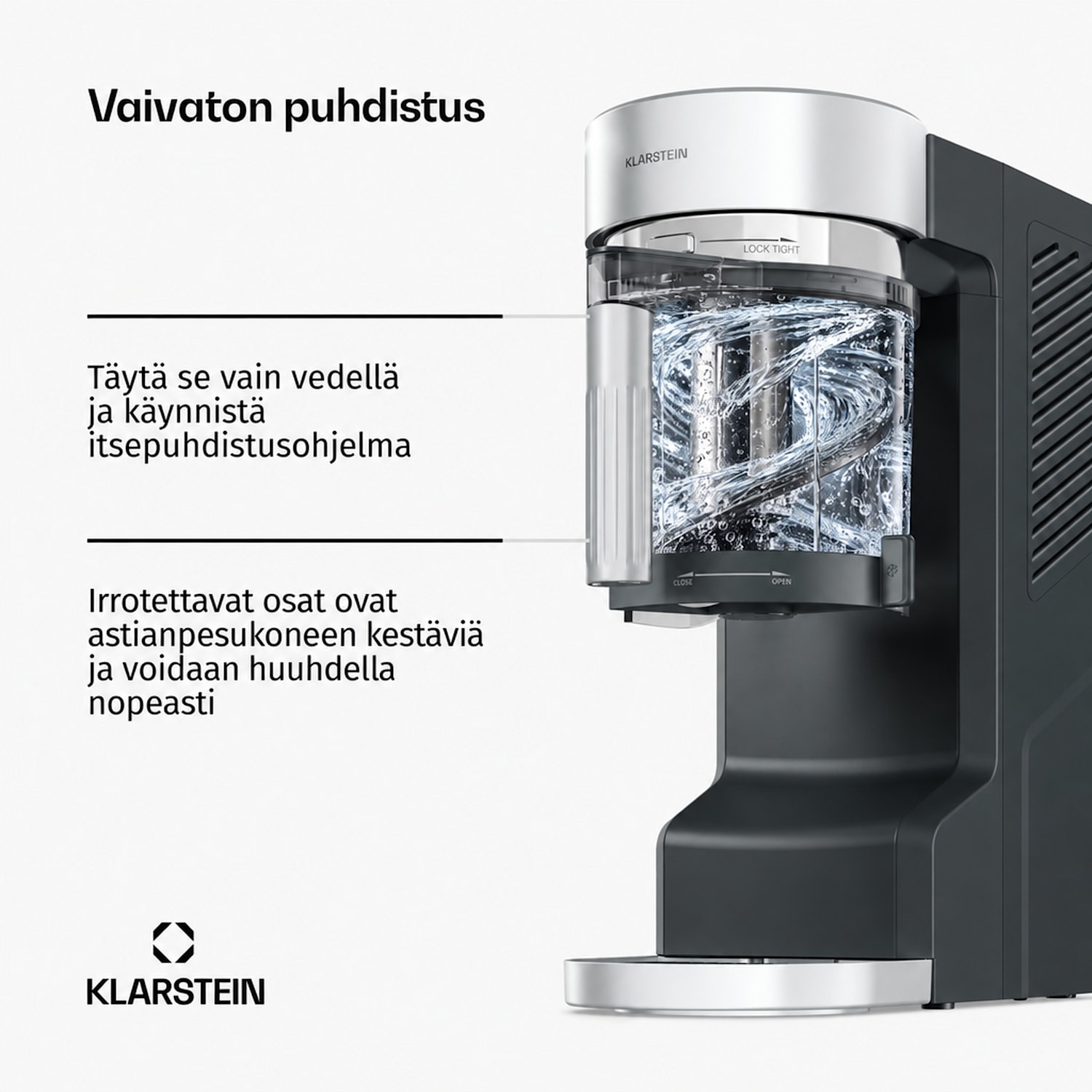 VertiFrost-jäätelökone kompressorilla | 1,2 l | 160 W | Kosketusohjaus | 7 tilaa 