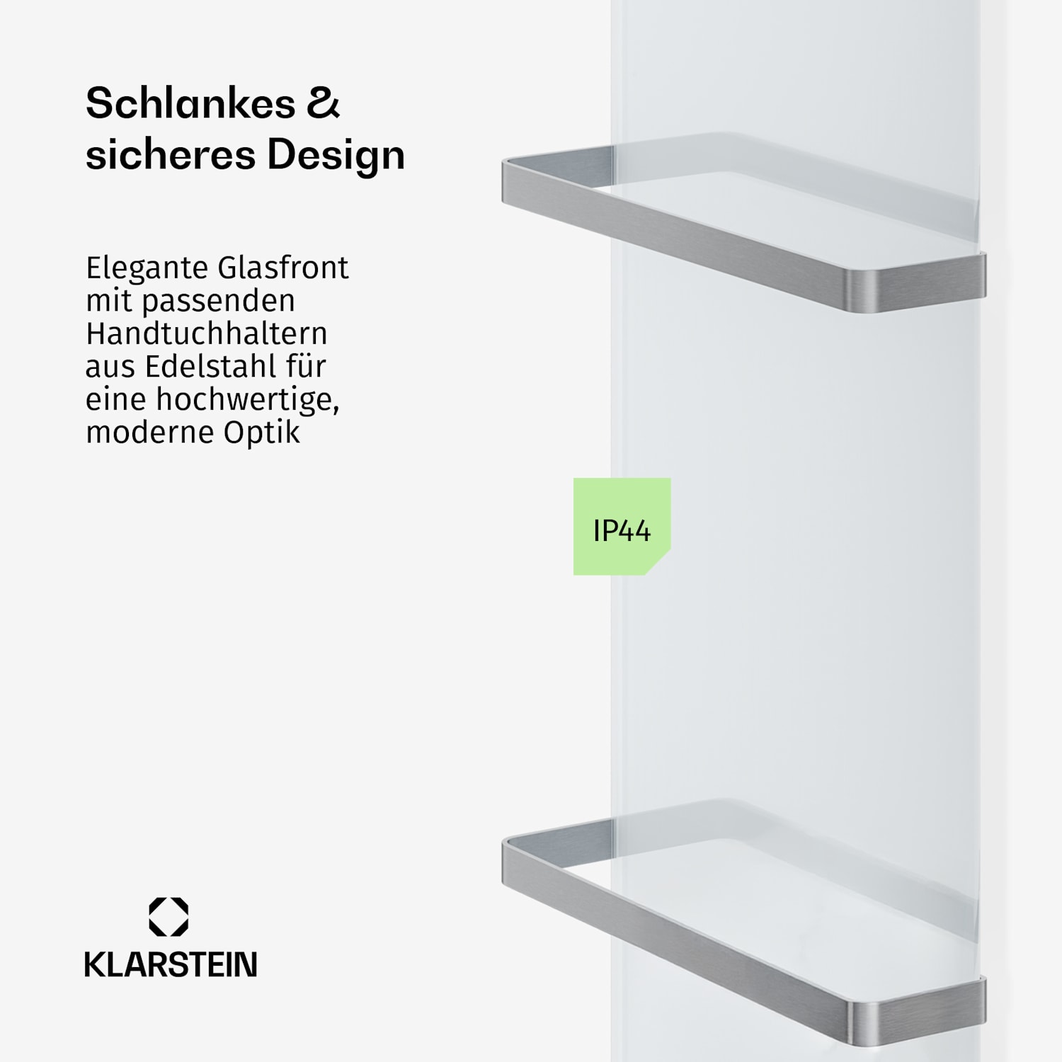 HotSpot Crystal Smart Infrarot-Panel | 800 W | 12 m² | Touch-Steuerung & Sprachassistent  Weiß