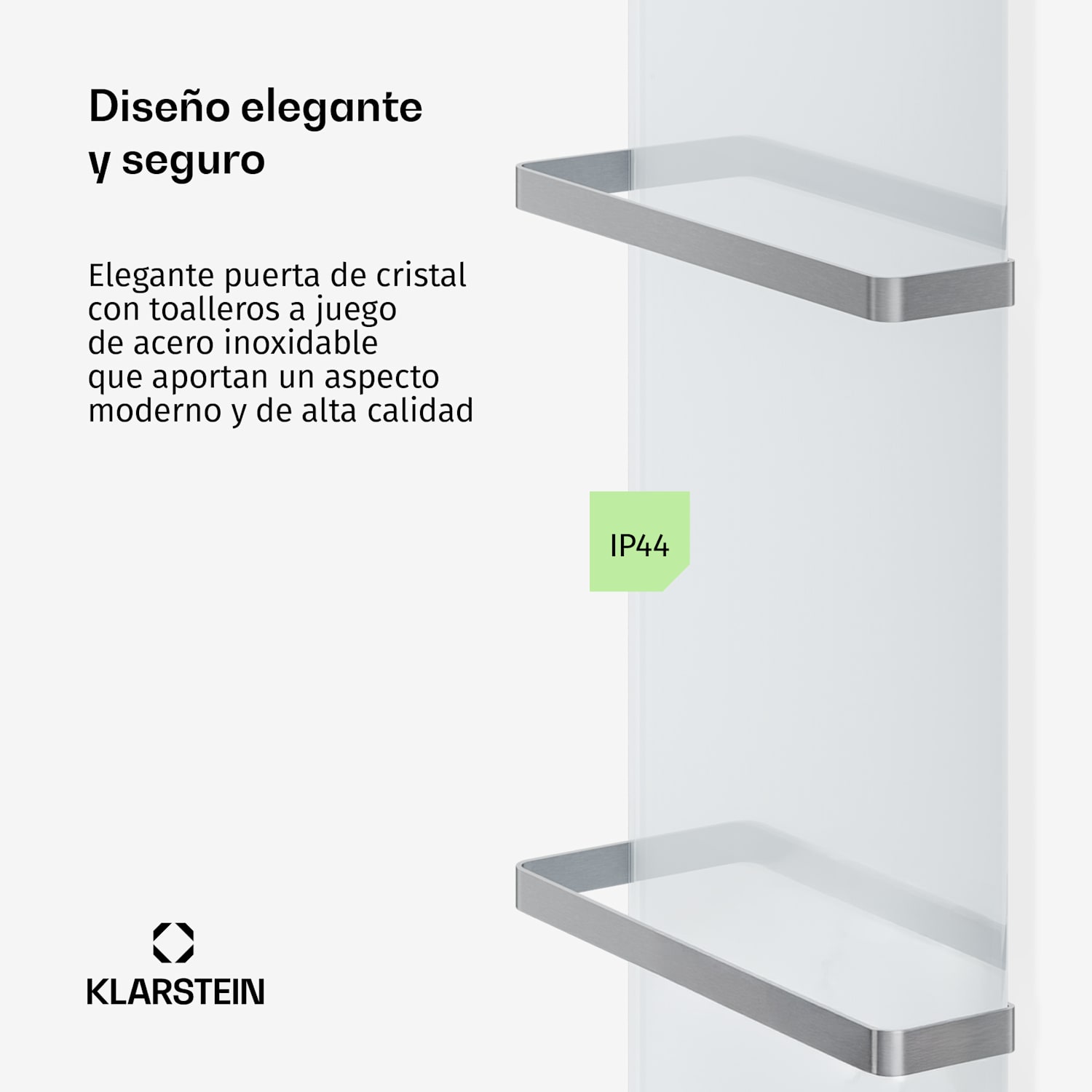 Panel de infrarrojos inteligente HotSpot Crystal | 800 W | 12 m² | Control táctil y asistente de voz.  