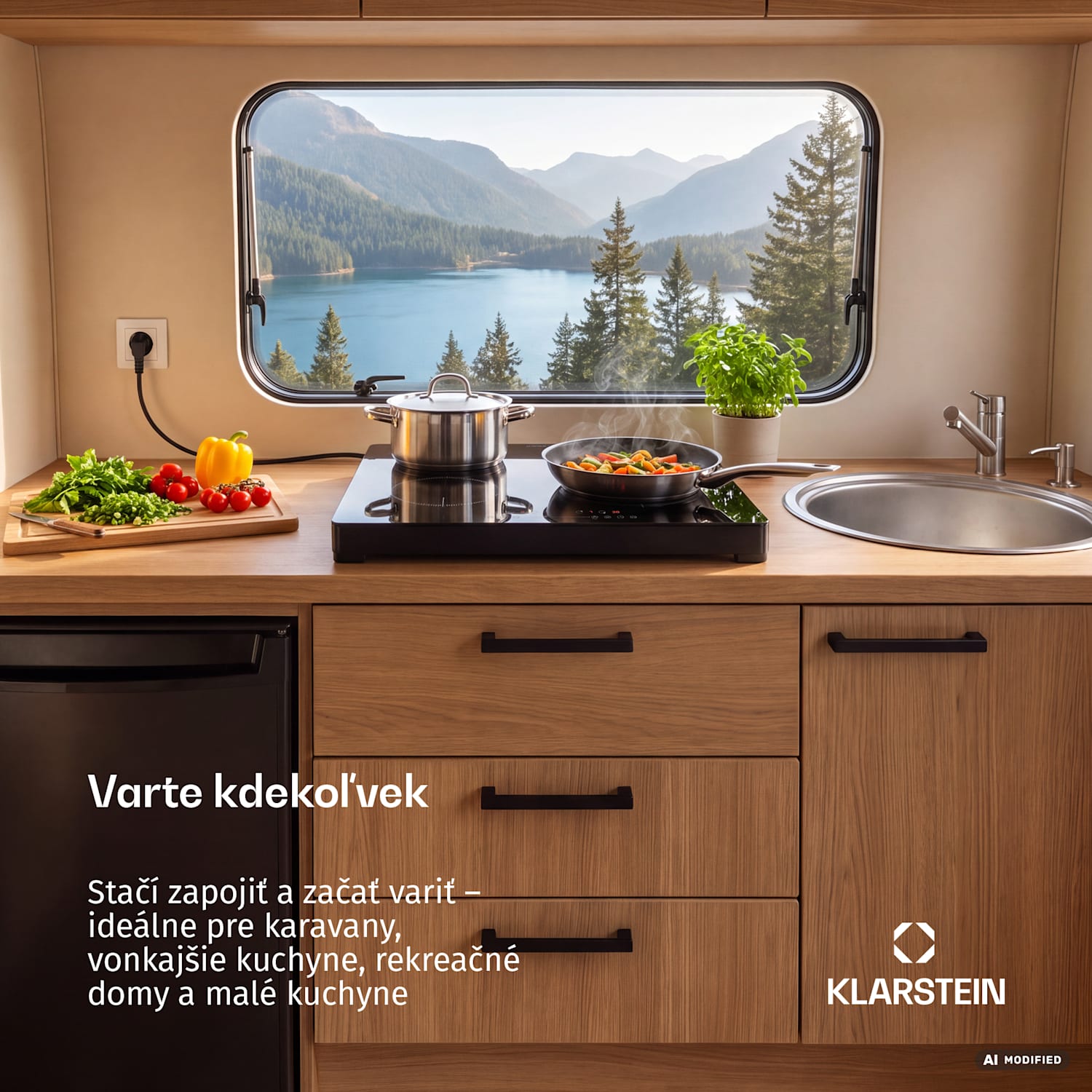 Indukčná varná doska TrinityCook | 4 varné zóny | 3500 W | 9 úrovní výkonu | dotykové ovládanie 