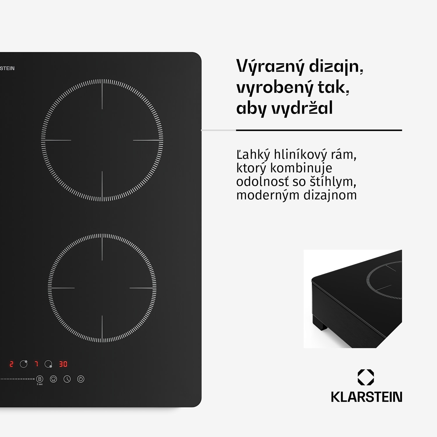 Indukčná varná doska TrinityCook | 4 varné zóny | 3500 W | 9 úrovní výkonu | dotykové ovládanie 