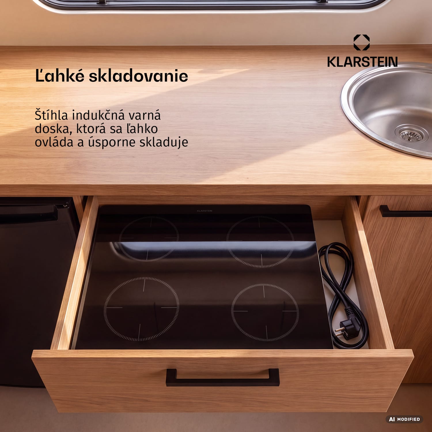 Indukčná varná doska TrinityCook | 4 varné zóny | 3500 W | 9 úrovní výkonu | dotykové ovládanie 