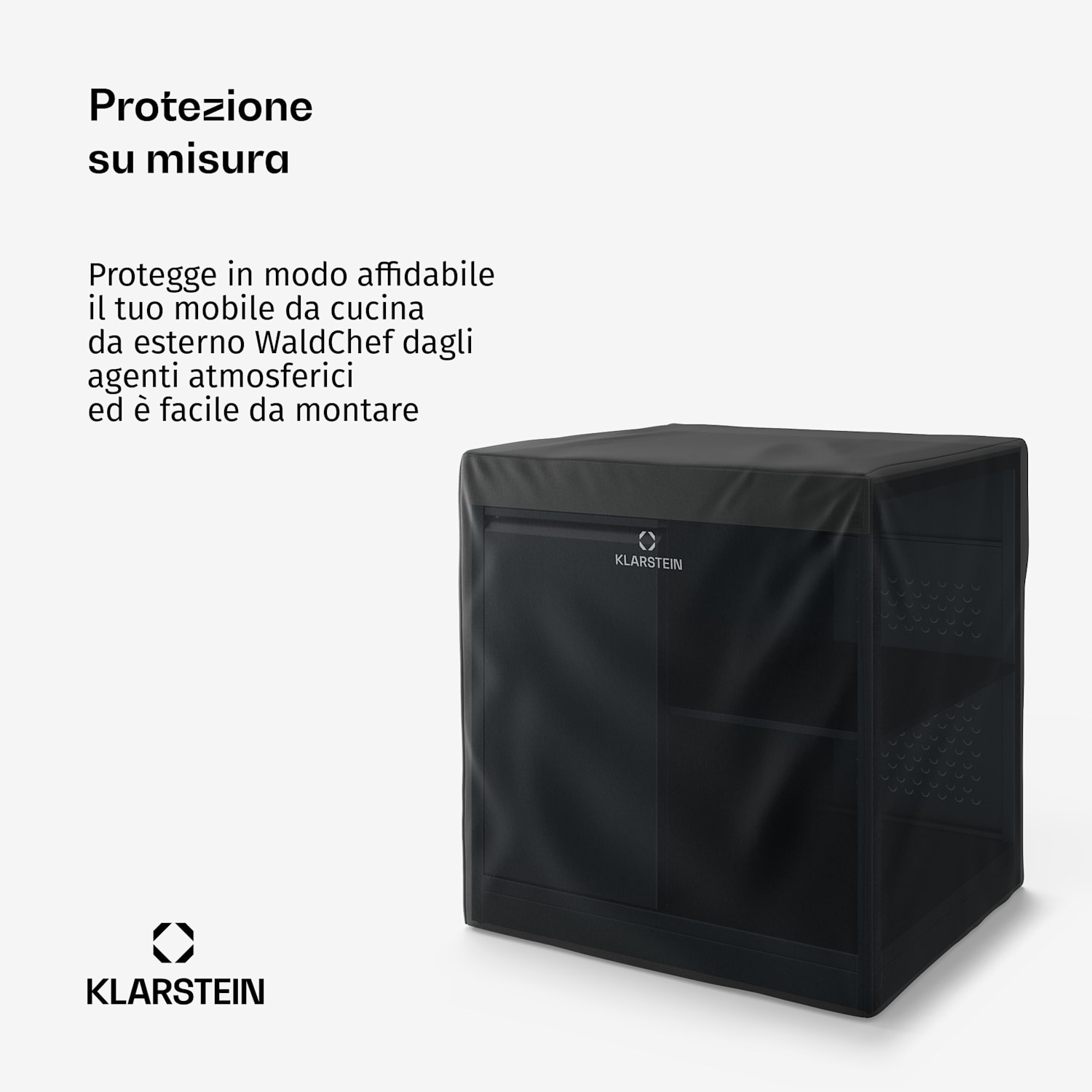 Copertura WaldChef per mobile da cucina da esterno | Resistente alle intemperie | Poliestere | 92 x 63 cm 