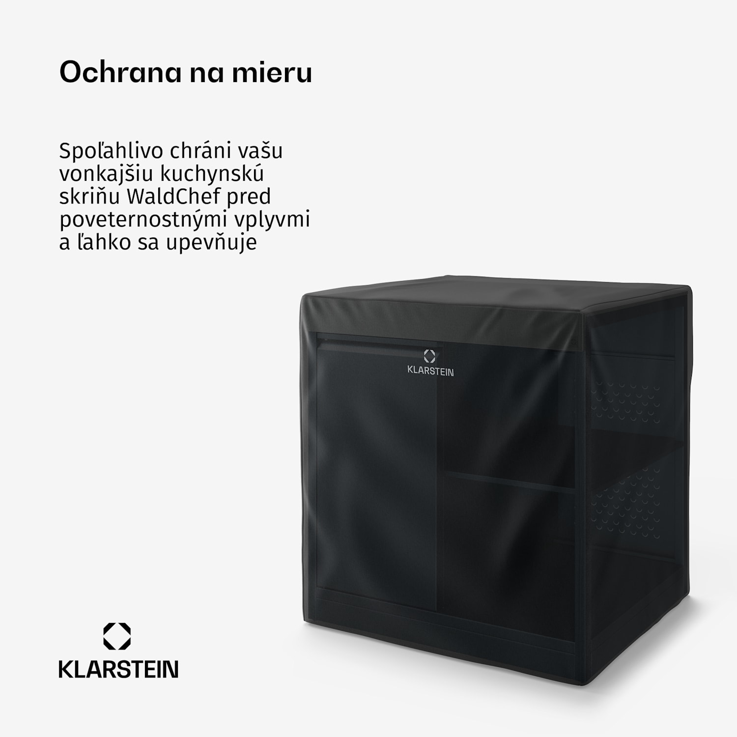 WaldChef ochranný kryt na vonkajšiu kuchynskú skriňu | Odolný voči poveternostným vplyvom | Polyester | 92 x 63 cm 