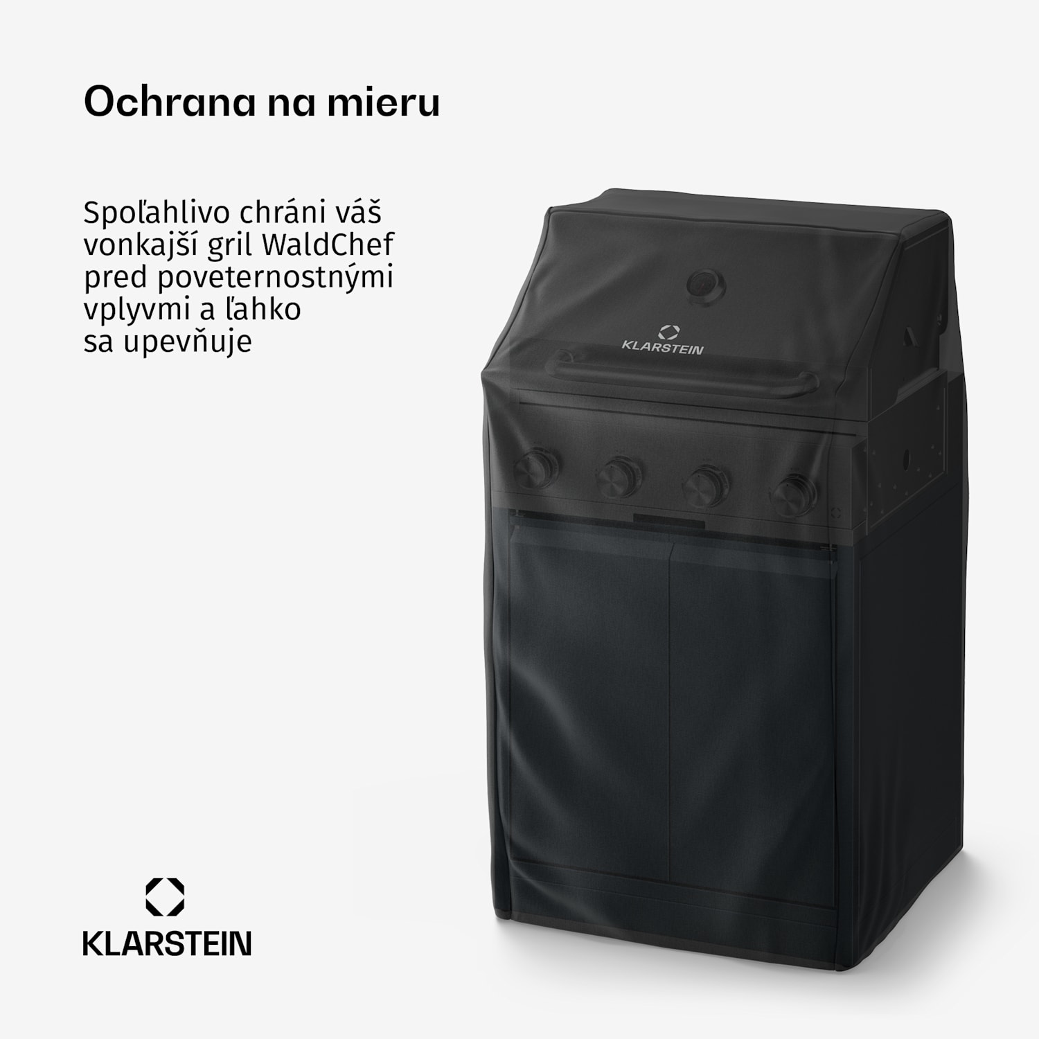 Kryt na gril WaldChef | Odolný voči poveternostným vplyvom | Polyester | 69 x 68 cm 