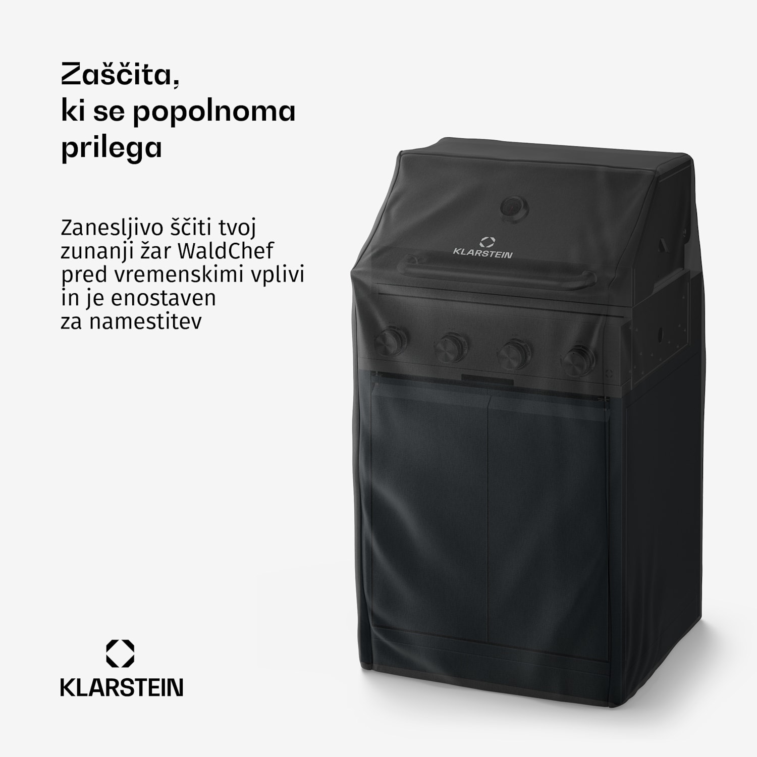 WaldChef pokrivalo za žar | Odporno proti vremenskim vplivom | Poliester | 69 x 68 cm 