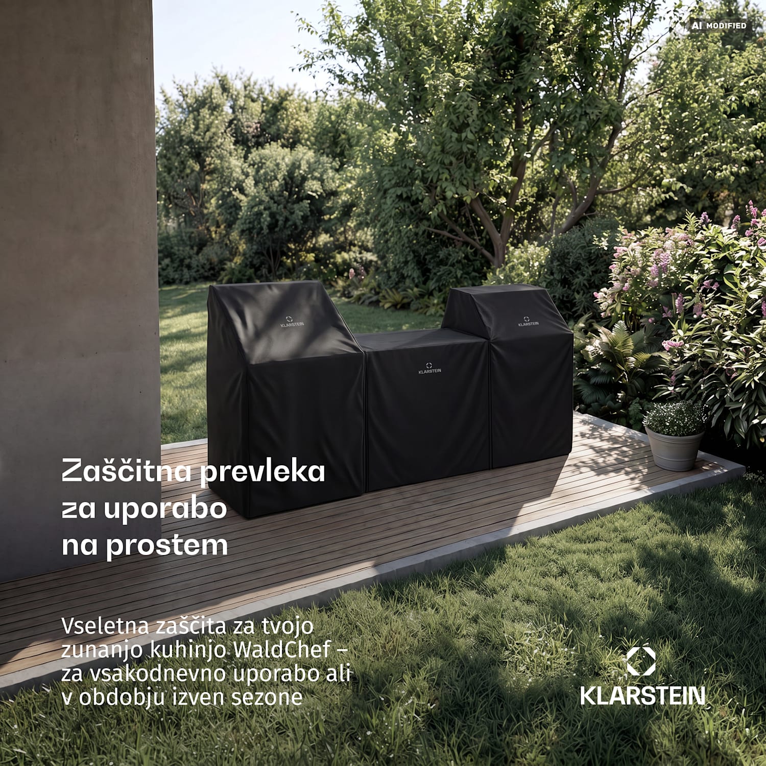 WaldChef pokrivalo za žar | Odporno proti vremenskim vplivom | Poliester | 69 x 68 cm 