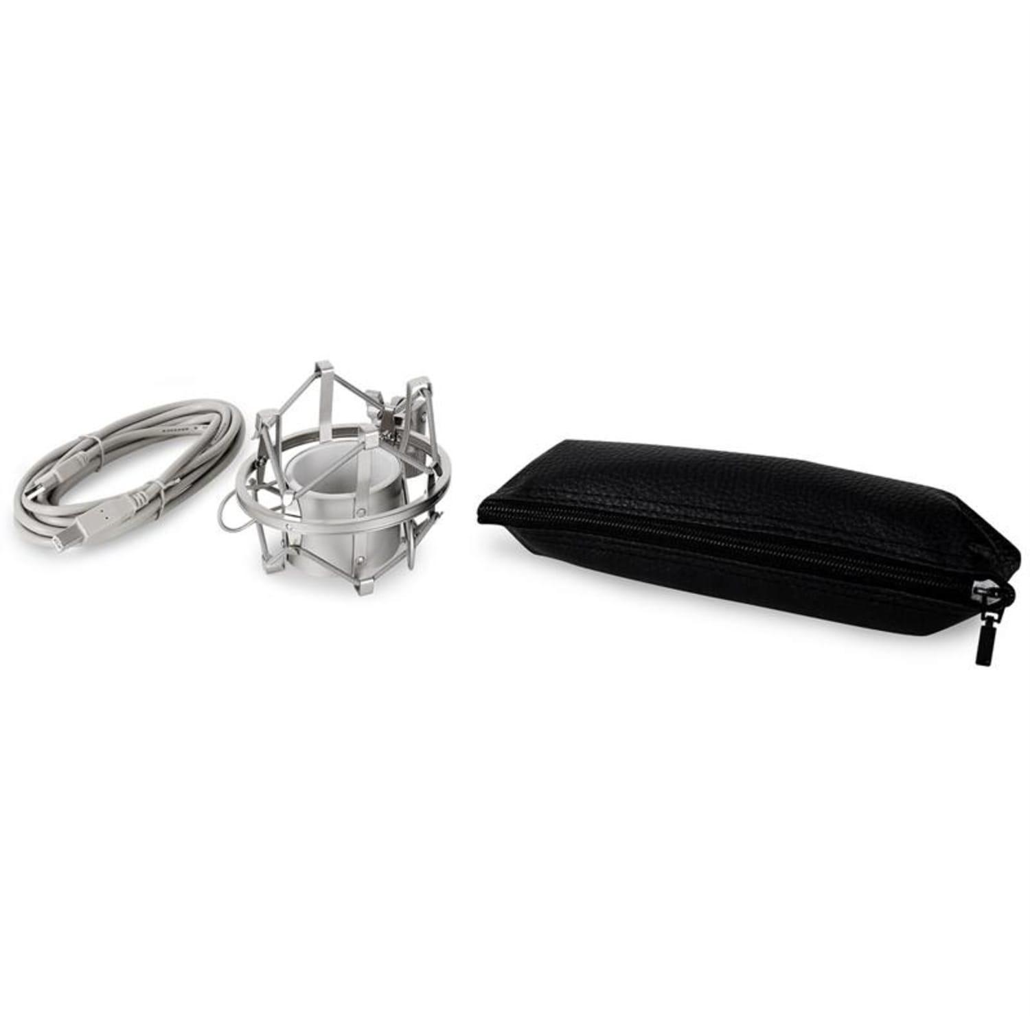 Set študiového mikrofónu a ramenového stojanu na mikrofón 