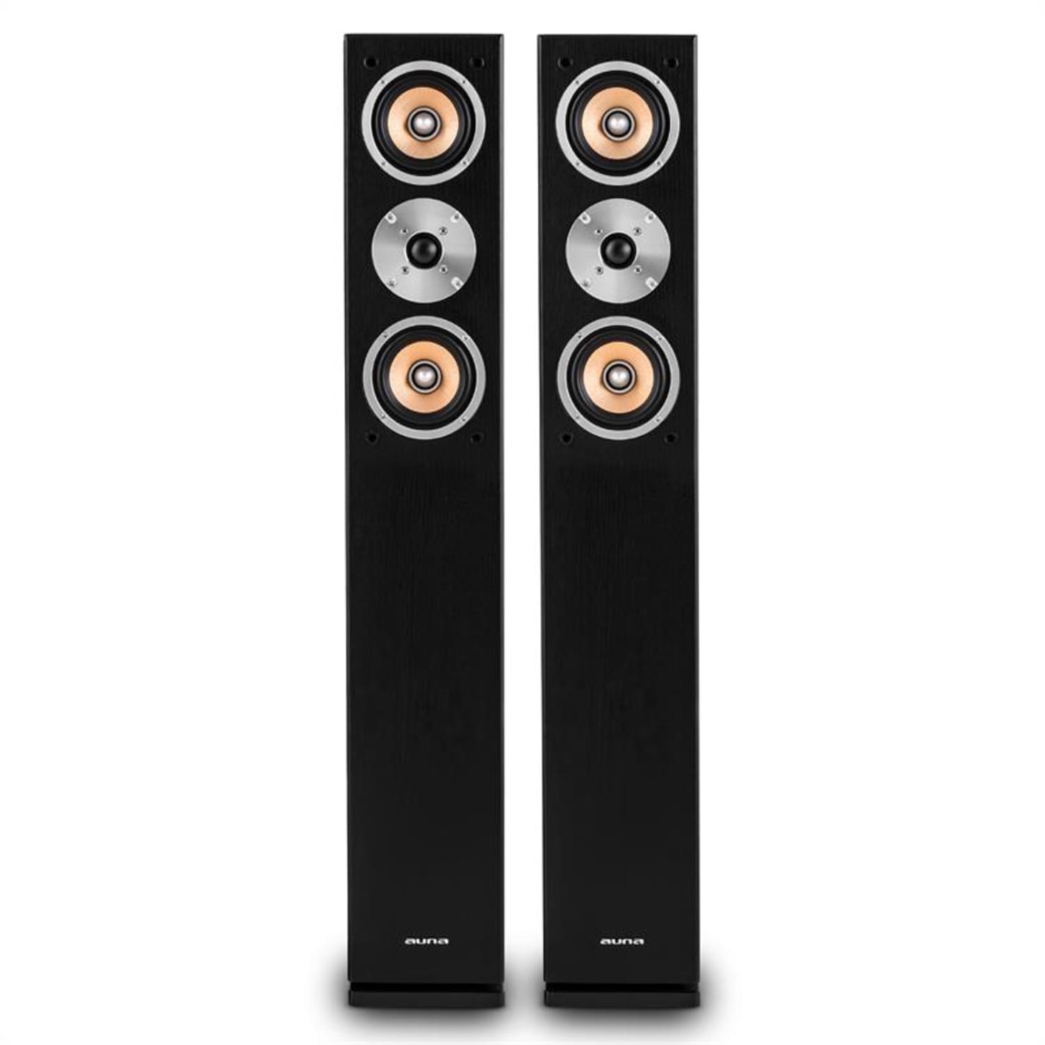 "Music Glow", HiFi sestava, 2 sloupové reproduktory + HiFi elektronkový zesilovač + kabel 