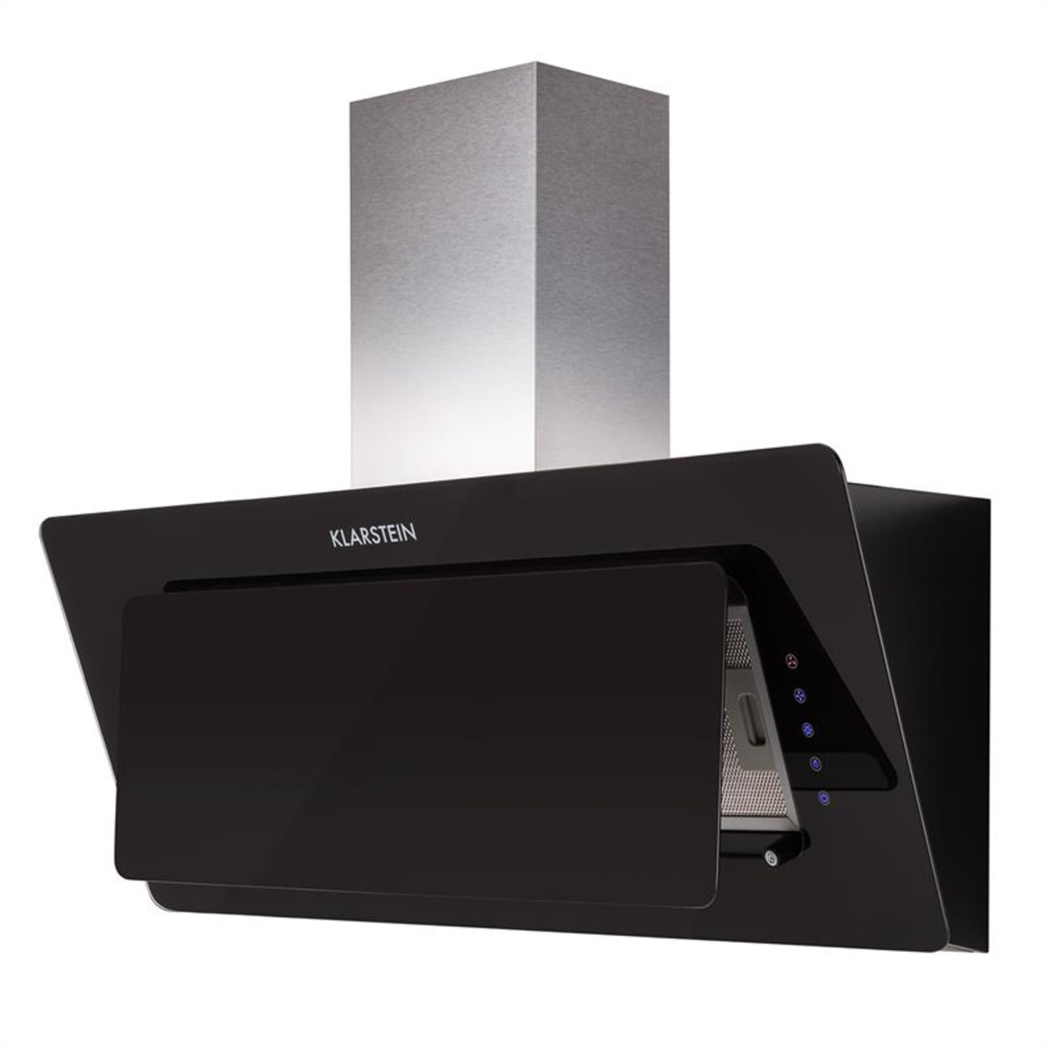 Klarstein Lorea 90 afzuigkap incl. actief koolfilter zwart 