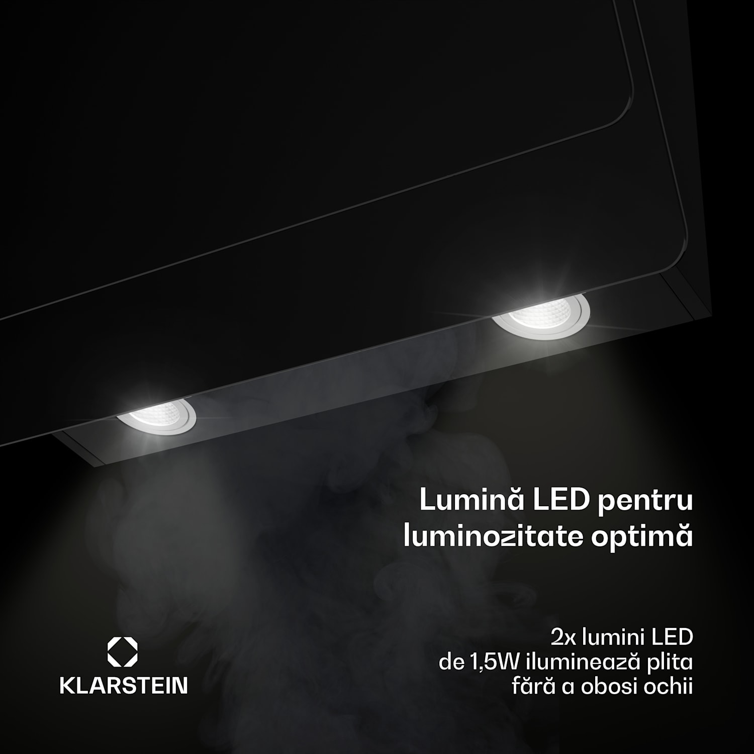 Aurica, hotă de aburi, set pentru recircularea aerului, 60 cm, filtru de carbon activ, negru 60 cm | with_replacement_filter | Negru