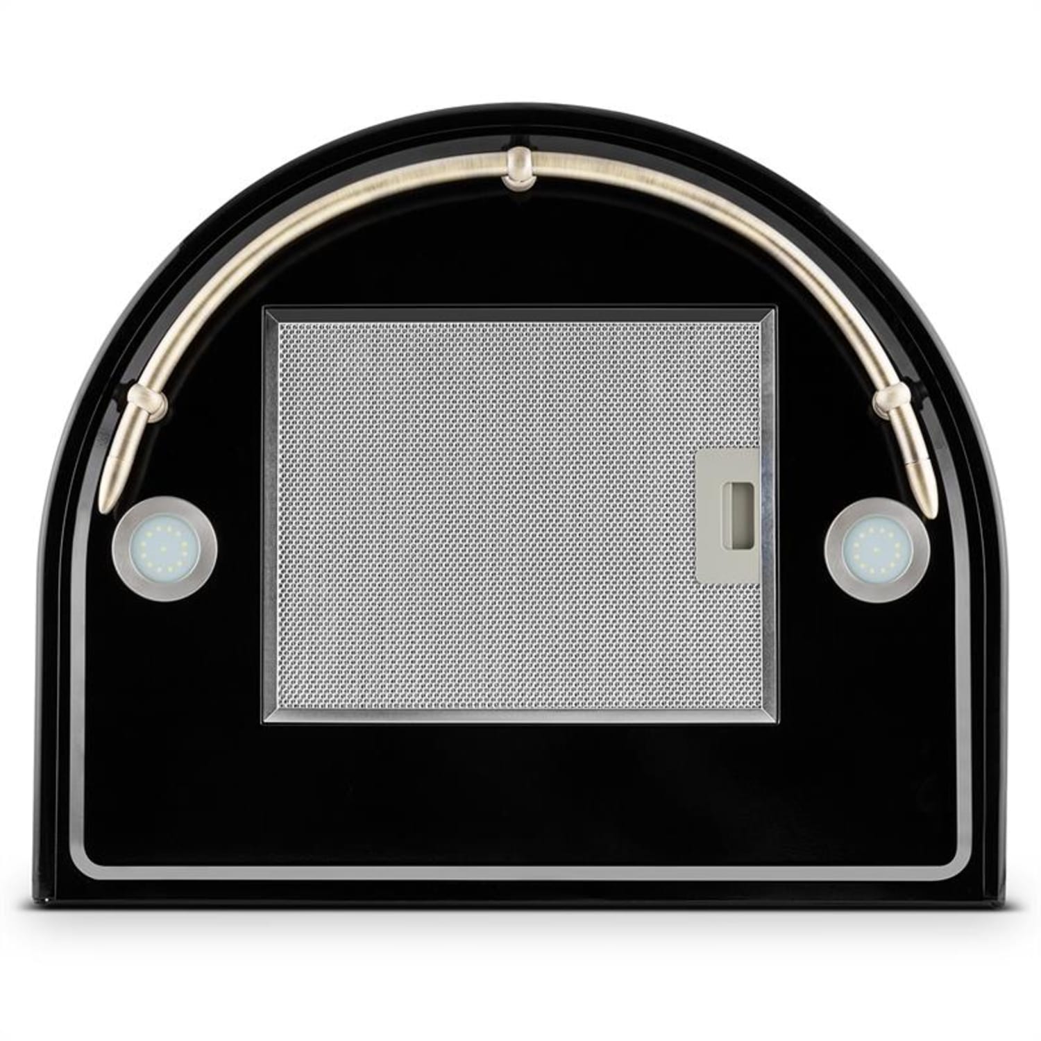 Lumio Neo, retro kuhinjska napa, set za recirkulacijsko delovanje Črna