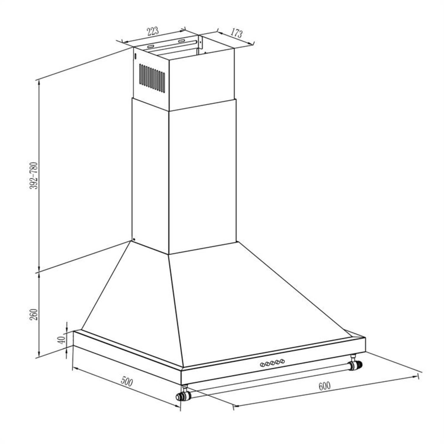 Montblanc liesituuletin kiertoilmasetti Umluftset 610m³/h 165W 2x1,5w musta Musta