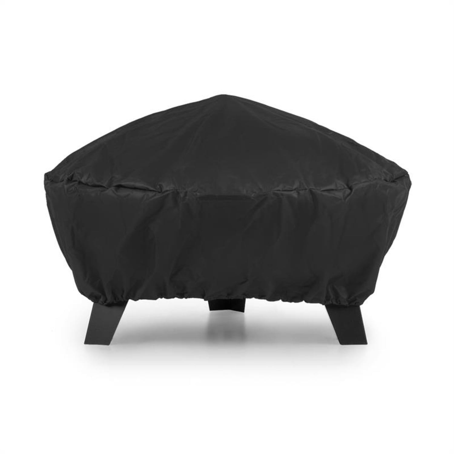 Nolana, 2 az 1-ben, tűzrakóhely és grill, Ø73cm, Ø64 cm grill, időjárásálló védőfedél, acél, fekete 