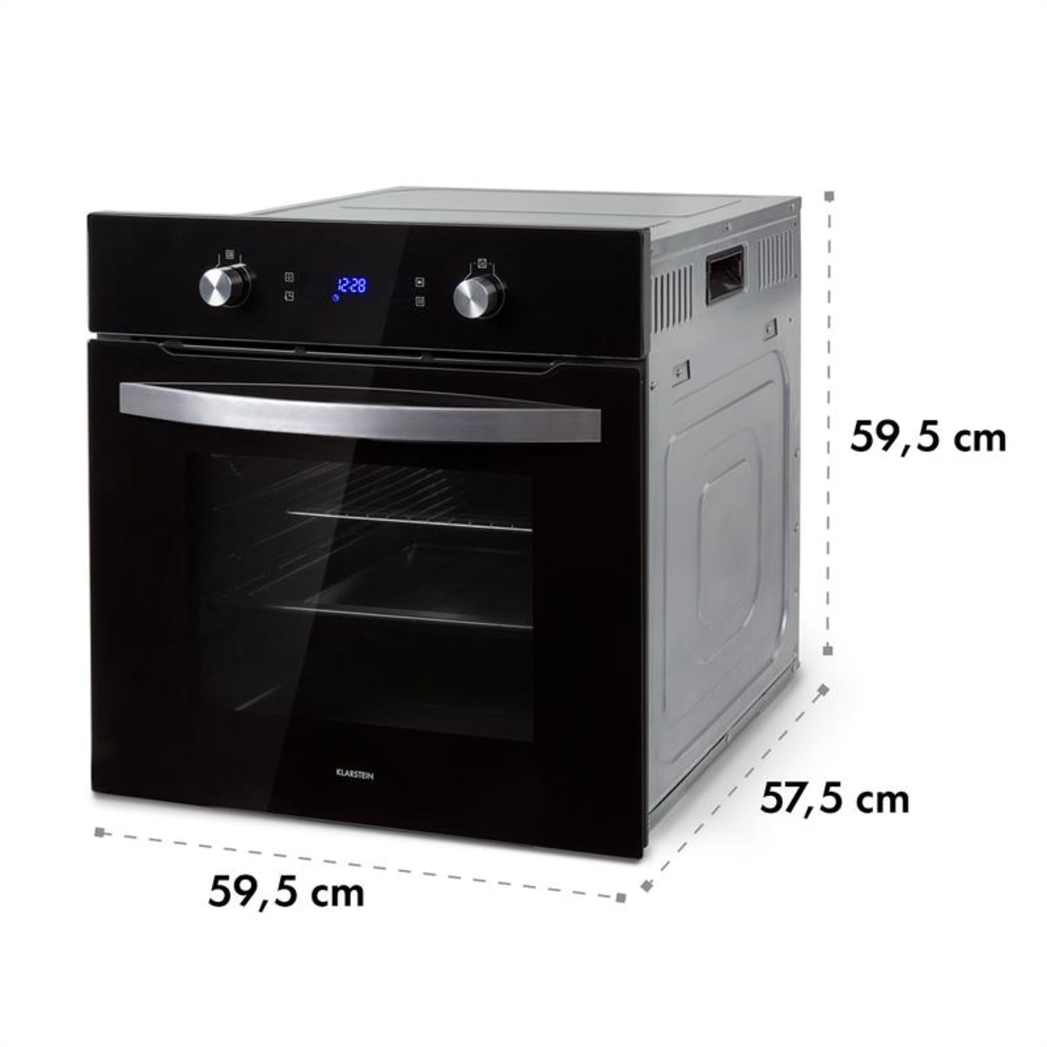 Gusteau Delicatessa inbyggnad-ugn-set induktion 7000W svart rostfritt stål 
