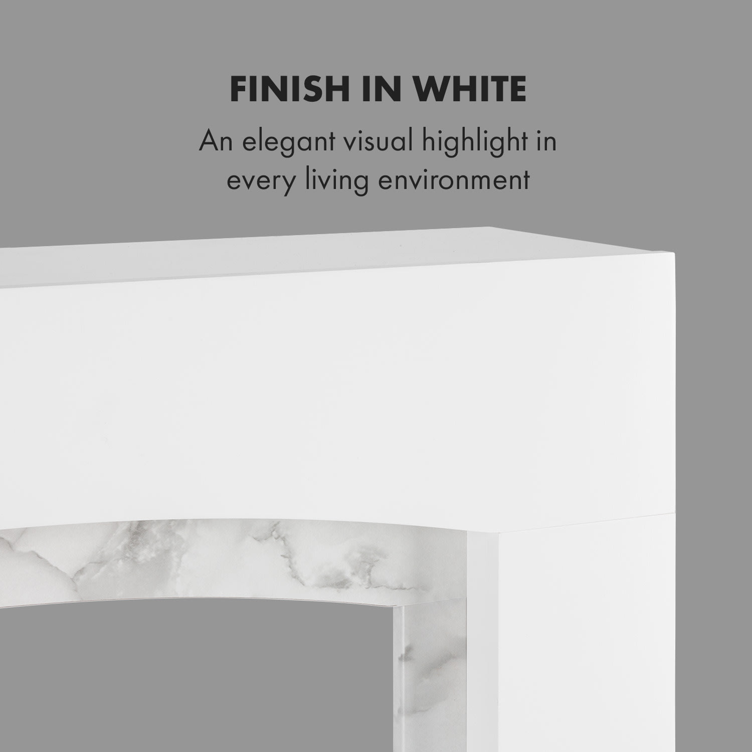 Studio Frame II, cadru pentru șemineu, Kamini, insert pentru șemineu, MDF, design clasic with fireplace inset without heating function