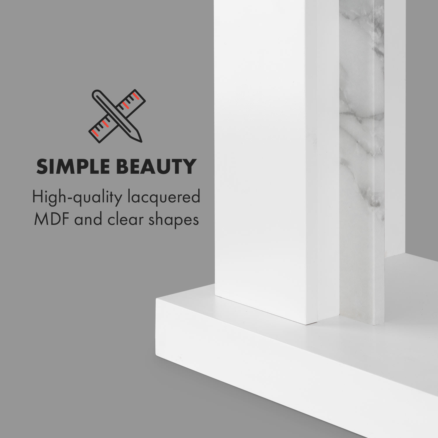 Studio Frame II, cadru pentru șemineu, Kamini, insert pentru șemineu, MDF, design clasic with fireplace inset without heating function