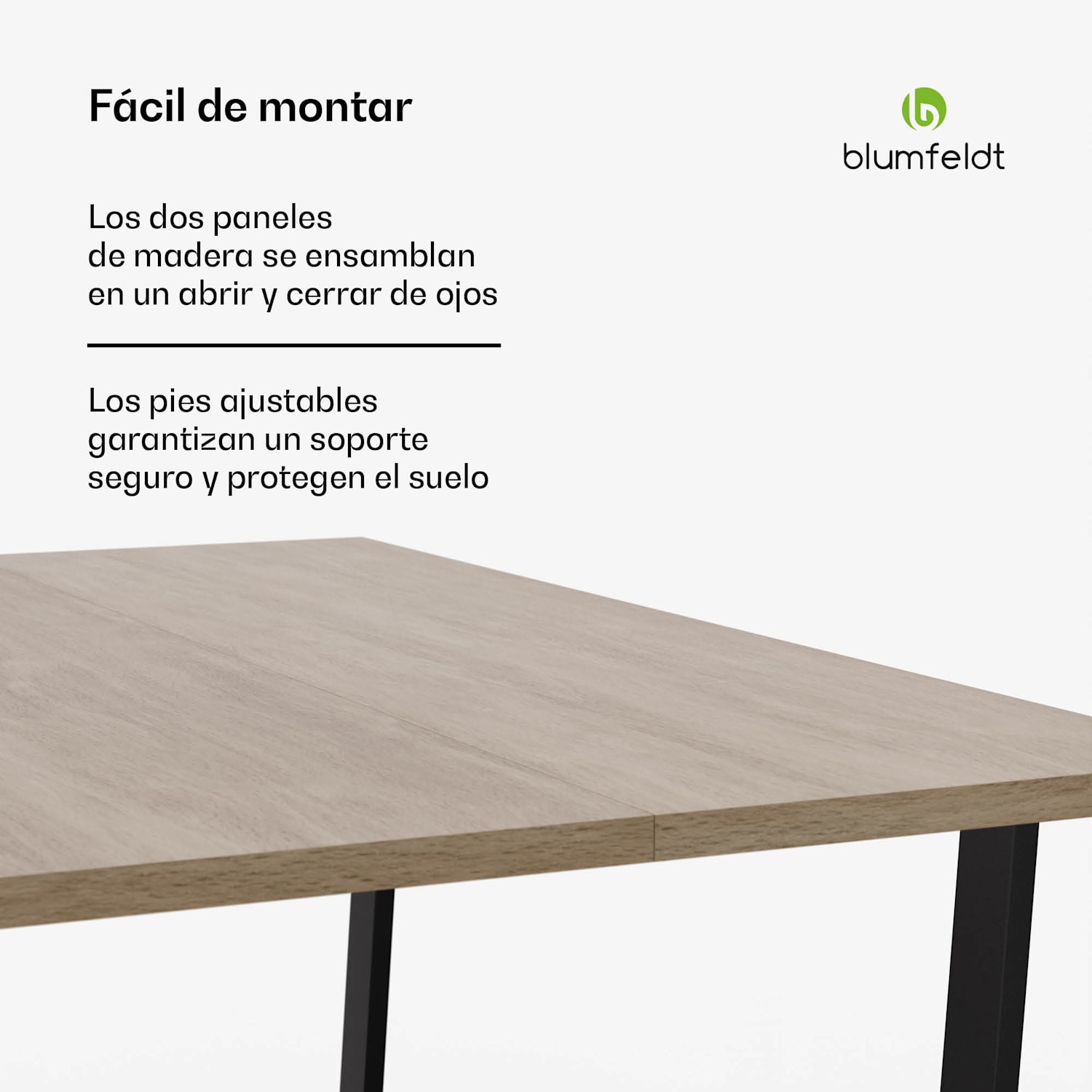 Juego de mesa de comedor Bearsdon | tablero y patas de metal | estilo industrial | estable | moderno 120 x 80 cm | Pino