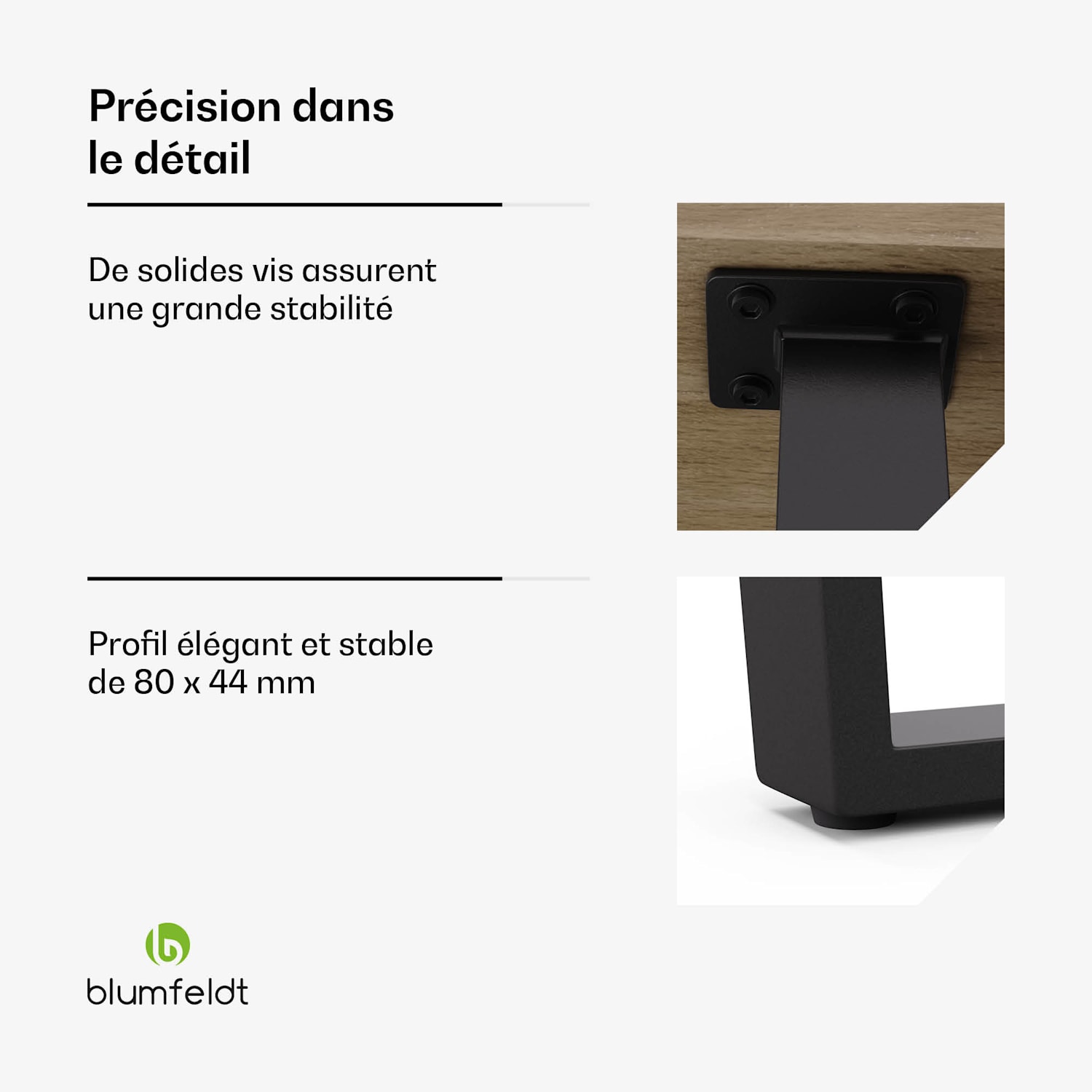 Bearsdon eettafel | tafelblad & metalen tafelpoten | industriële stijl | stabiel | modern 140 x 80 | Den