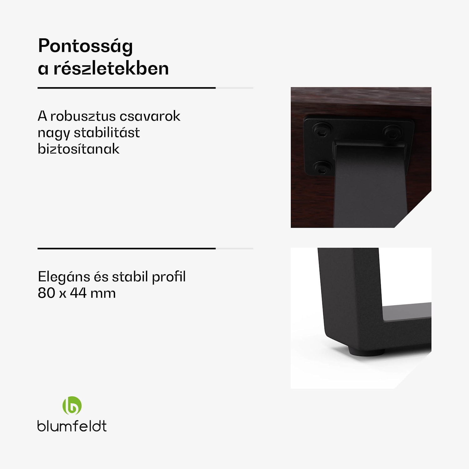 Bearsdon étkezőgarnitúra, asztallap és fém asztallábak, ipari stílus, stabil, modern 140 x 80 | Teak