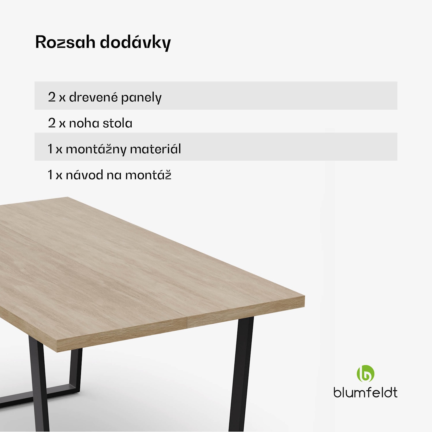 Bearsdon jedálenský set, stolová doska a kovové nohy stola, industriálny štýl, stabilný, moderný 160 x 90 | Borovica