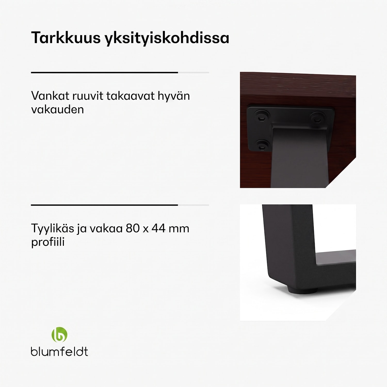 Bearsdon-ruokapöytäsetti | pöytälevy ja metalliset pöydänjalat | teollinen tyyli | vakaa | moderni 180 x 90 | Tiikki