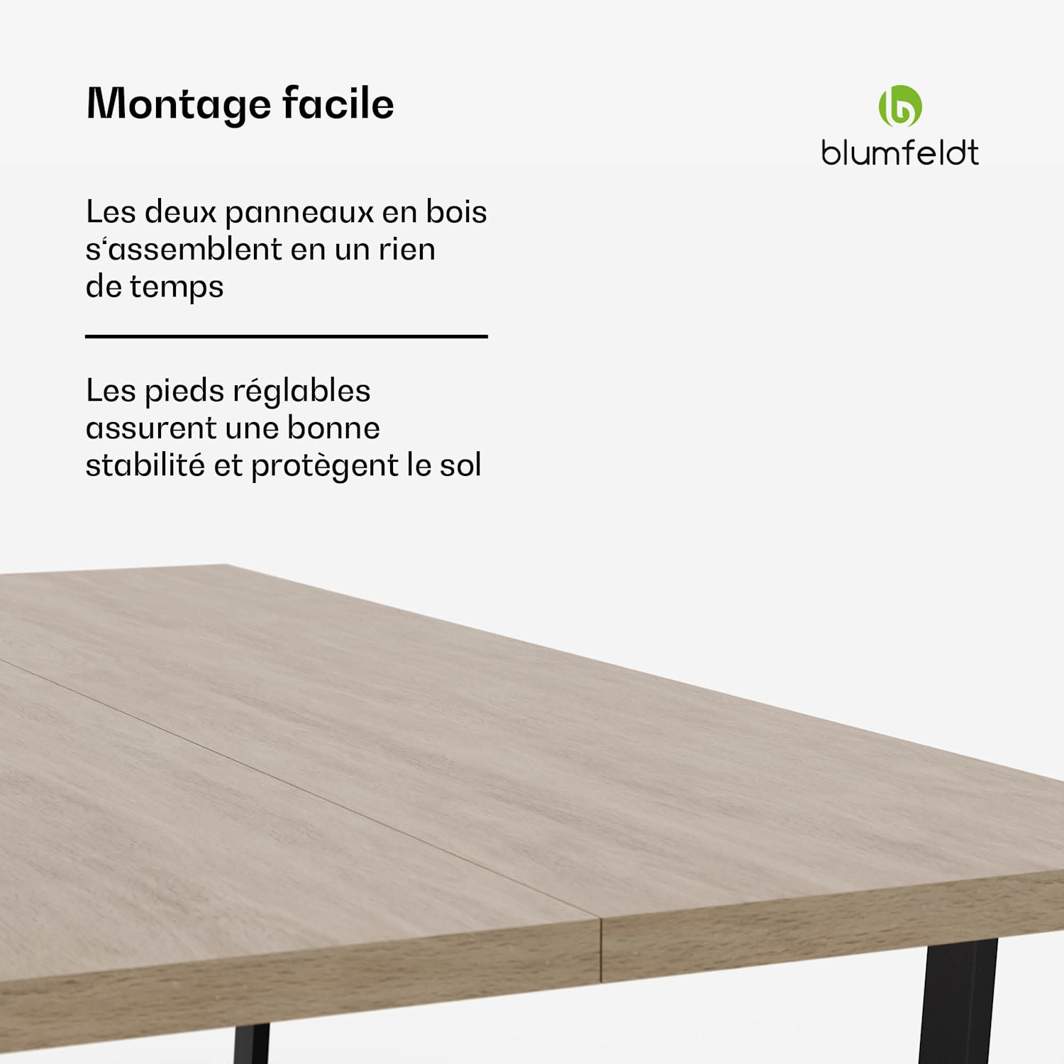 Bearsdon eettafel | tafelblad & metalen tafelpoten | industriële stijl | stabiel | modern 200 x 100 | Den