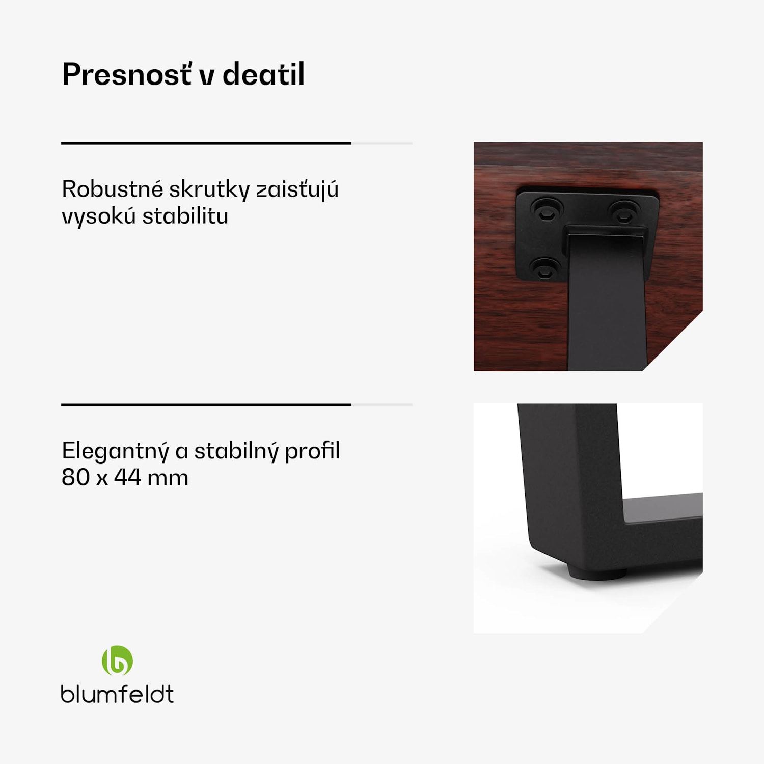 Bearsdon jedálenský set, stolová doska a kovové nohy stola, industriálny štýl, stabilný, moderný 200 x 100 | Teakové drevo