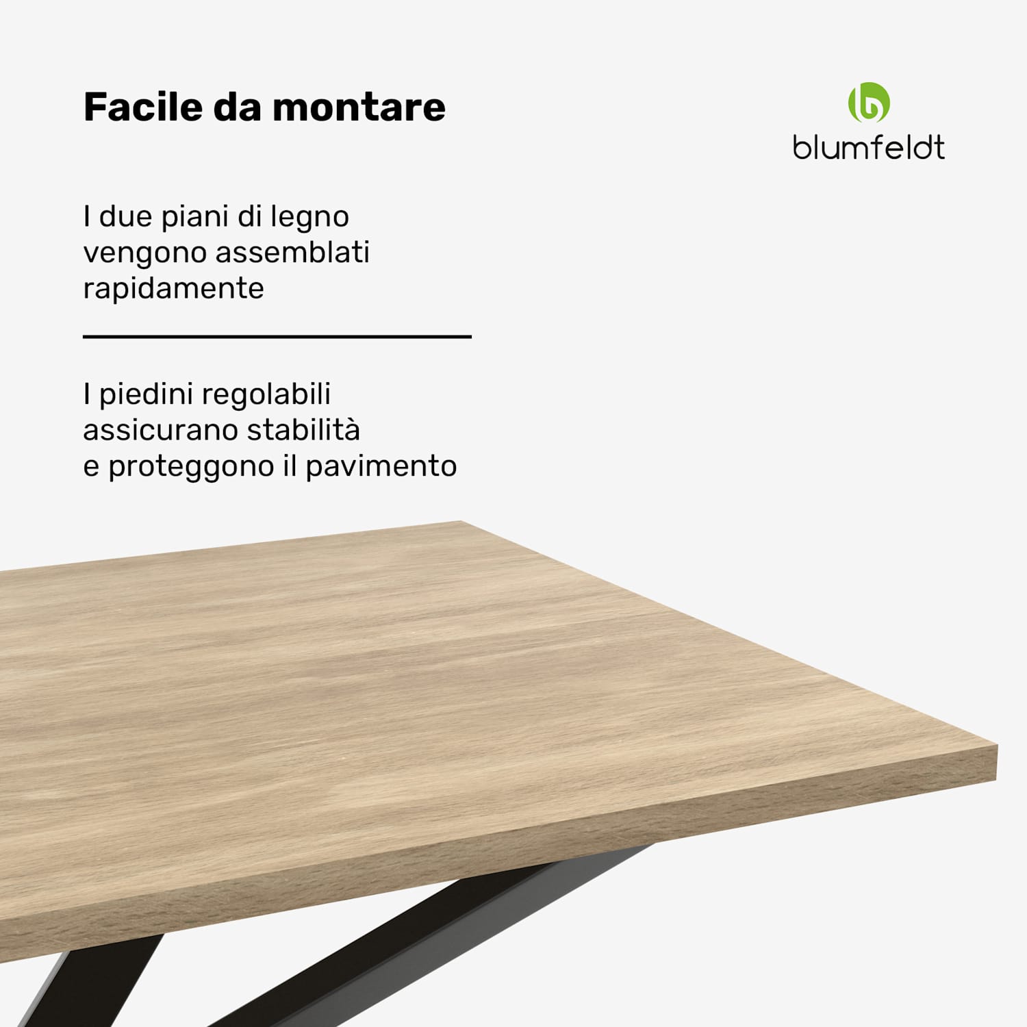 Set tavolo da pranzo Bearsdon | piano tavolo e gambe in metallo | stile industriale | stabile | moderno 120 x 80 cm | Pino