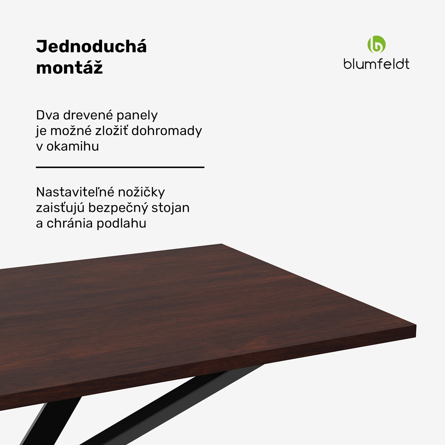Bearsdon jedálenská súprava | doska stola & kovové nohy | industriálny štýl | stabilná | moderná 140 x 80 | Teakové drevo