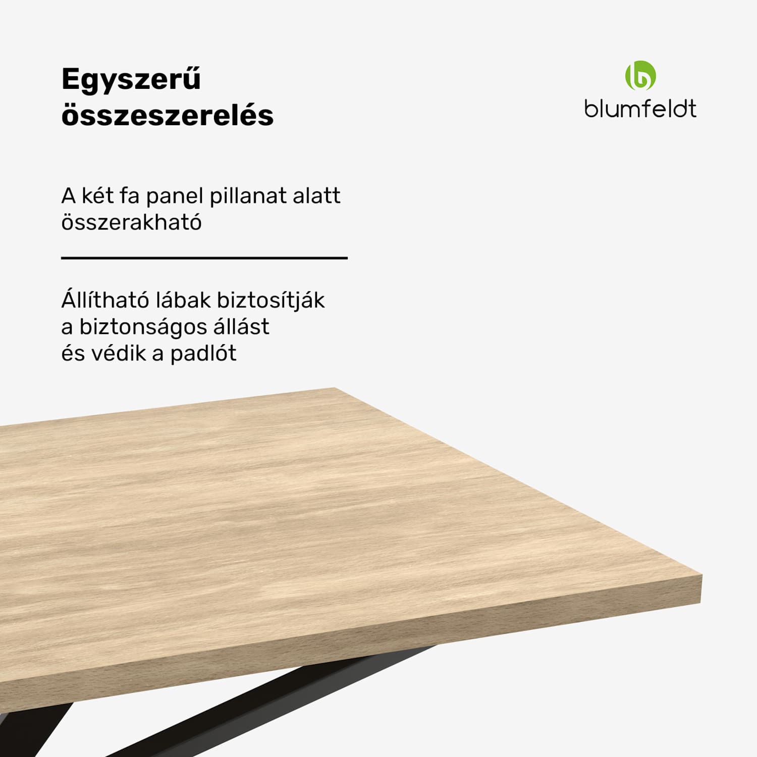 Bearsdon étkezőasztal szett | asztallap és fém asztallábak | ipari stílus | stabil | modern 160 x 90 | Fenyő