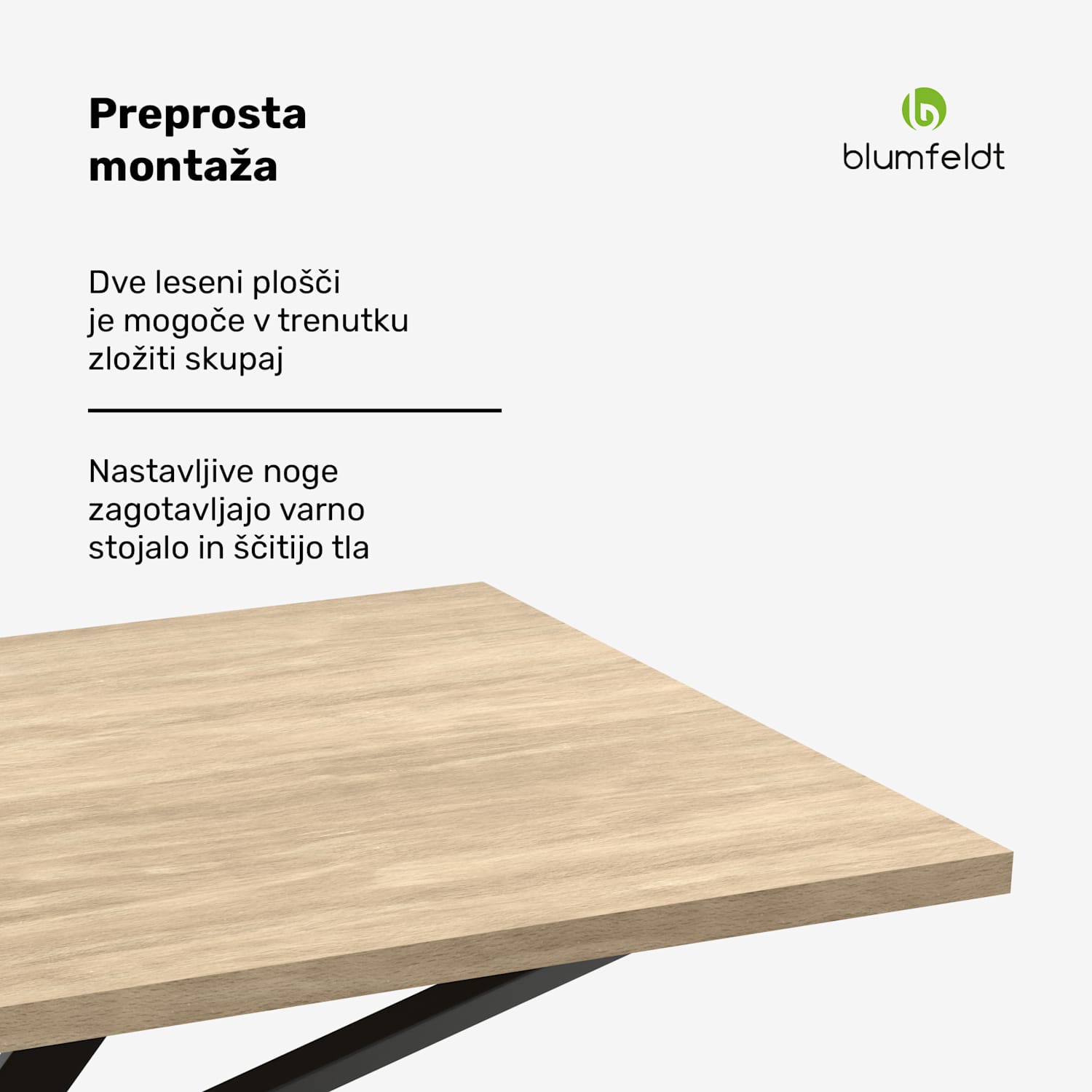 Bearsdon jedilna miza komplet | plošča in kovinske noge | industrijski slog | stabilno | moderno 160 x 90 | Borovec