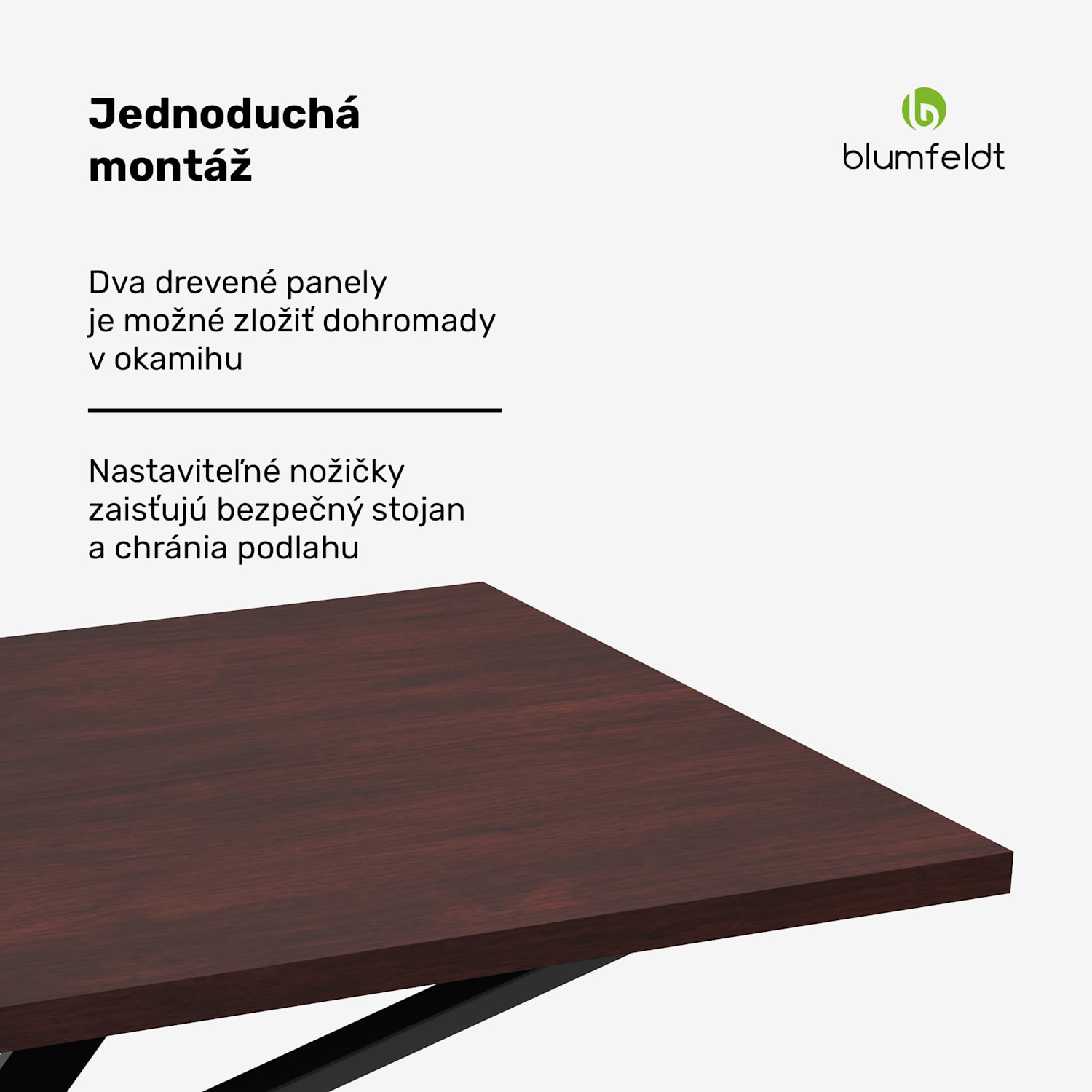 Bearsdon jedálenská súprava | doska stola & kovové nohy | industriálny štýl | stabilná | moderná 160 x 90 | Teakové drevo