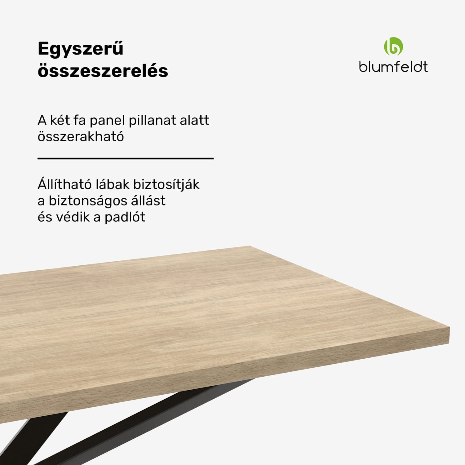 Bearsdon étkezőasztal szett | asztallap és fém asztallábak | ipari stílus | stabil | modern 180 x 90 | Fenyő