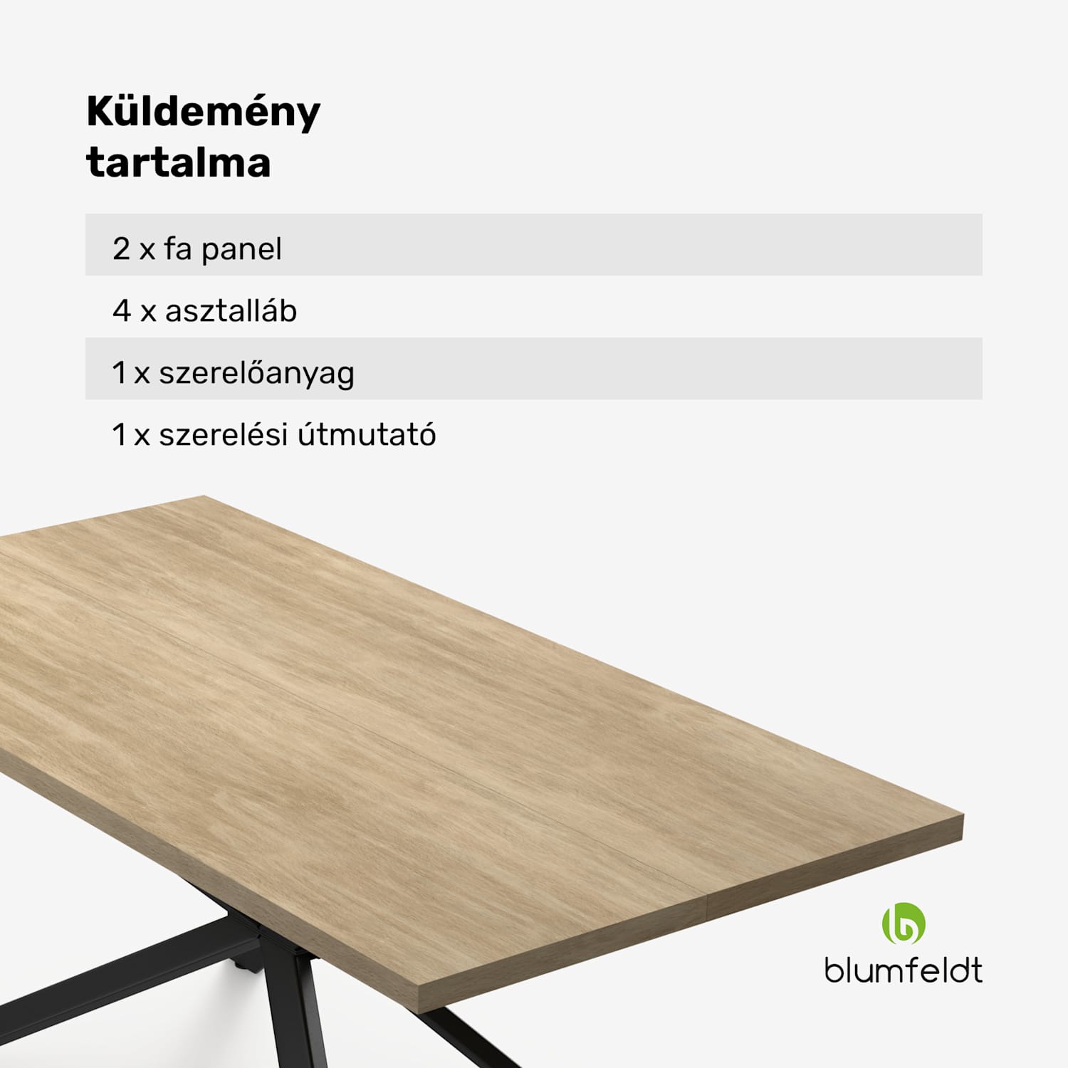 Bearsdon étkezőasztal szett | asztallap és fém asztallábak | ipari stílus | stabil | modern 180 x 90 | Fenyő