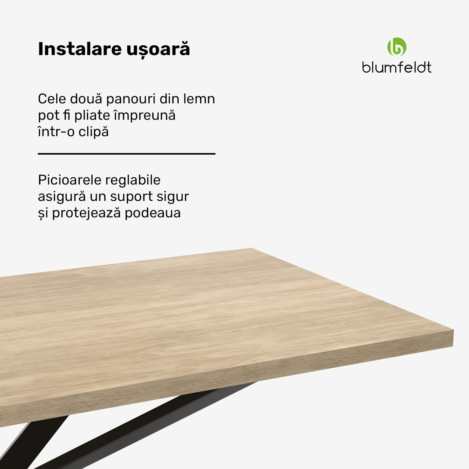 Set masă Bearsdon | Blat și picioare metalice | Stil industrial | stabil | modern 180 x 90 | Pin