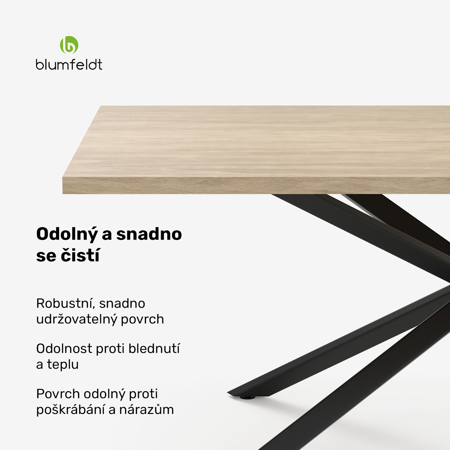 Bearsdon jídelní stůl set | deska & kovové nohy | průmyslový styl | stabilní | moderní 200 x 100 | Borovice