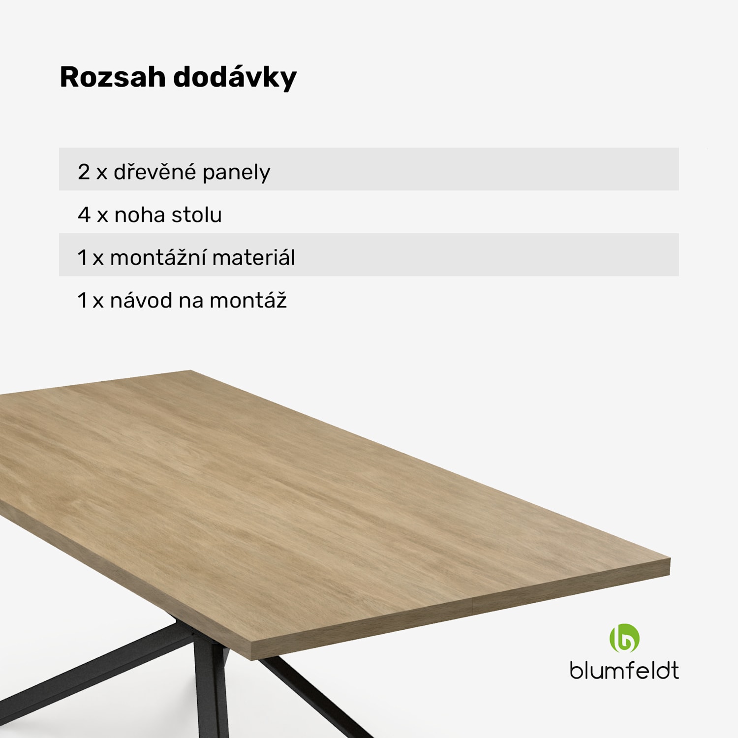 Bearsdon jídelní stůl set | deska & kovové nohy | průmyslový styl | stabilní | moderní 200 x 100 | Borovice