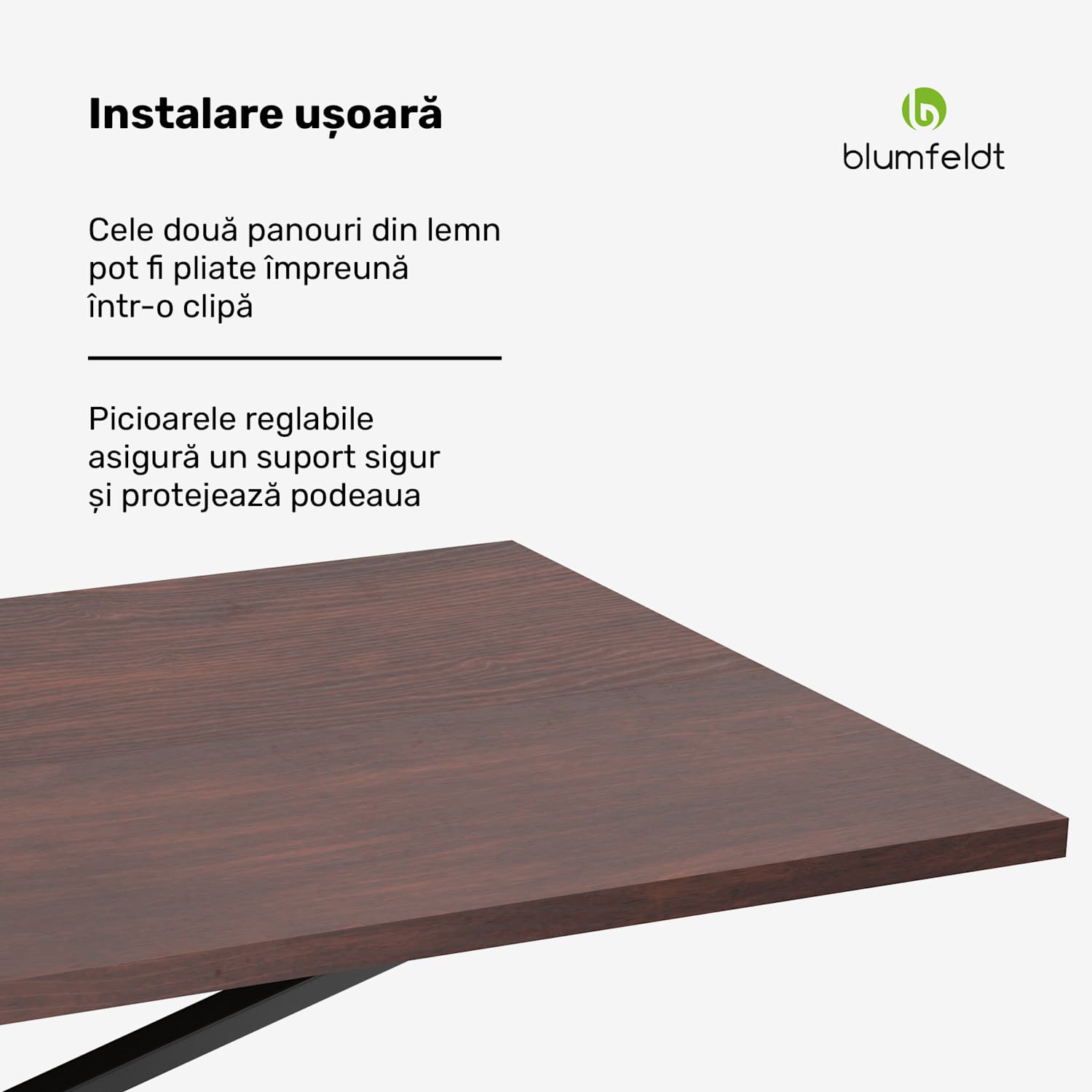 Set masă Bearsdon | Blat și picioare metalice | Stil industrial | stabil | modern 200 x 100 | Teak