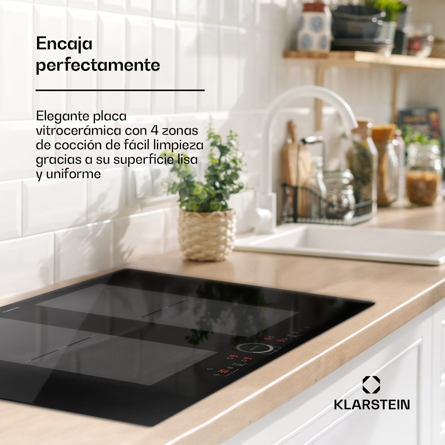 Gourmet duo | campana extractora y placa de inducción | potente y moderno 
