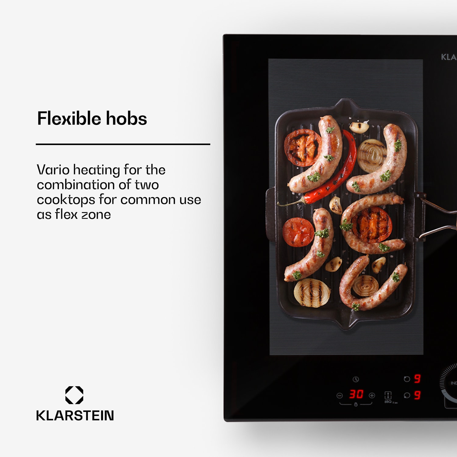 Gourmet-Duo | exaustor & placa de indução | potente & moderno 