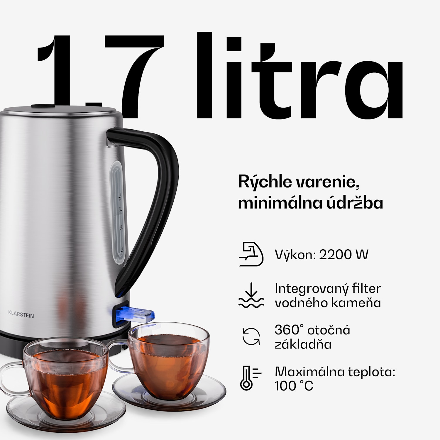 Verosteel raňajaková sada, hriankovač, kanvica a kávovar  3er-Set