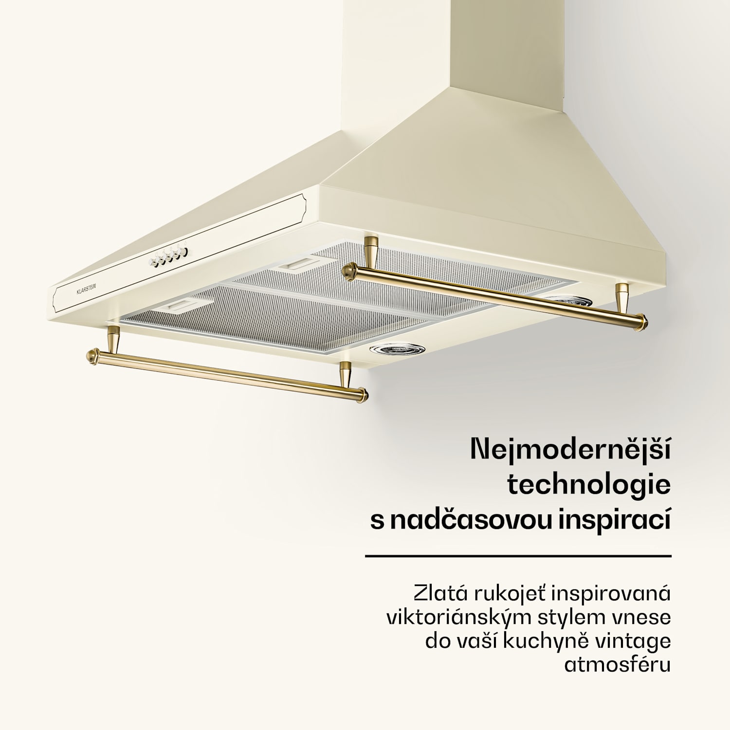 Victoria 60 Duo Set plyn, Plynné varné desky, Dřezová digestoř 60 cm Plyn | Vintage krémová