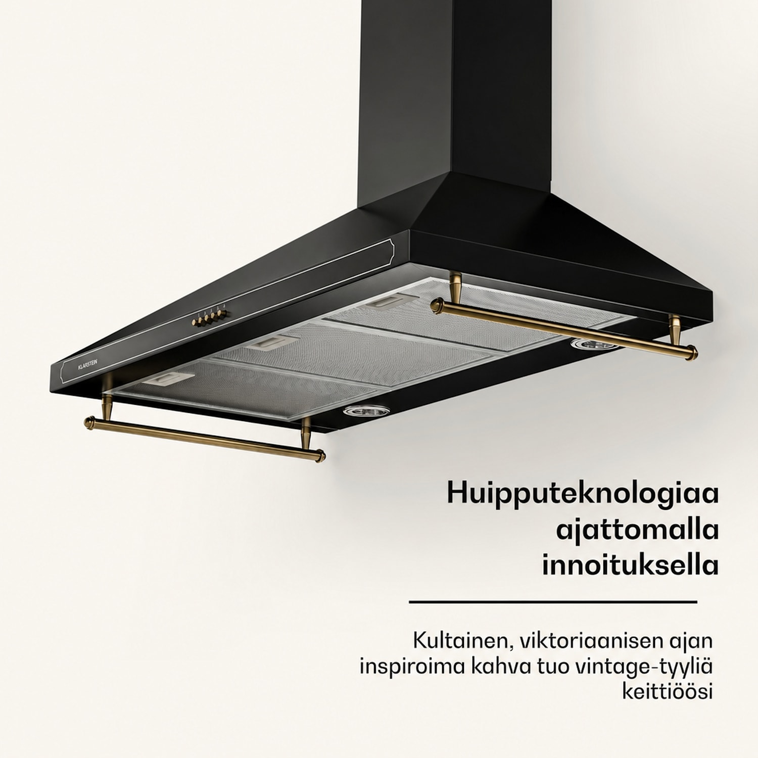 Victoria 90 Duo Set induktio | 90 cm | induktiokeittotaso | liesituuletin 90 cm Induktio | Musta
