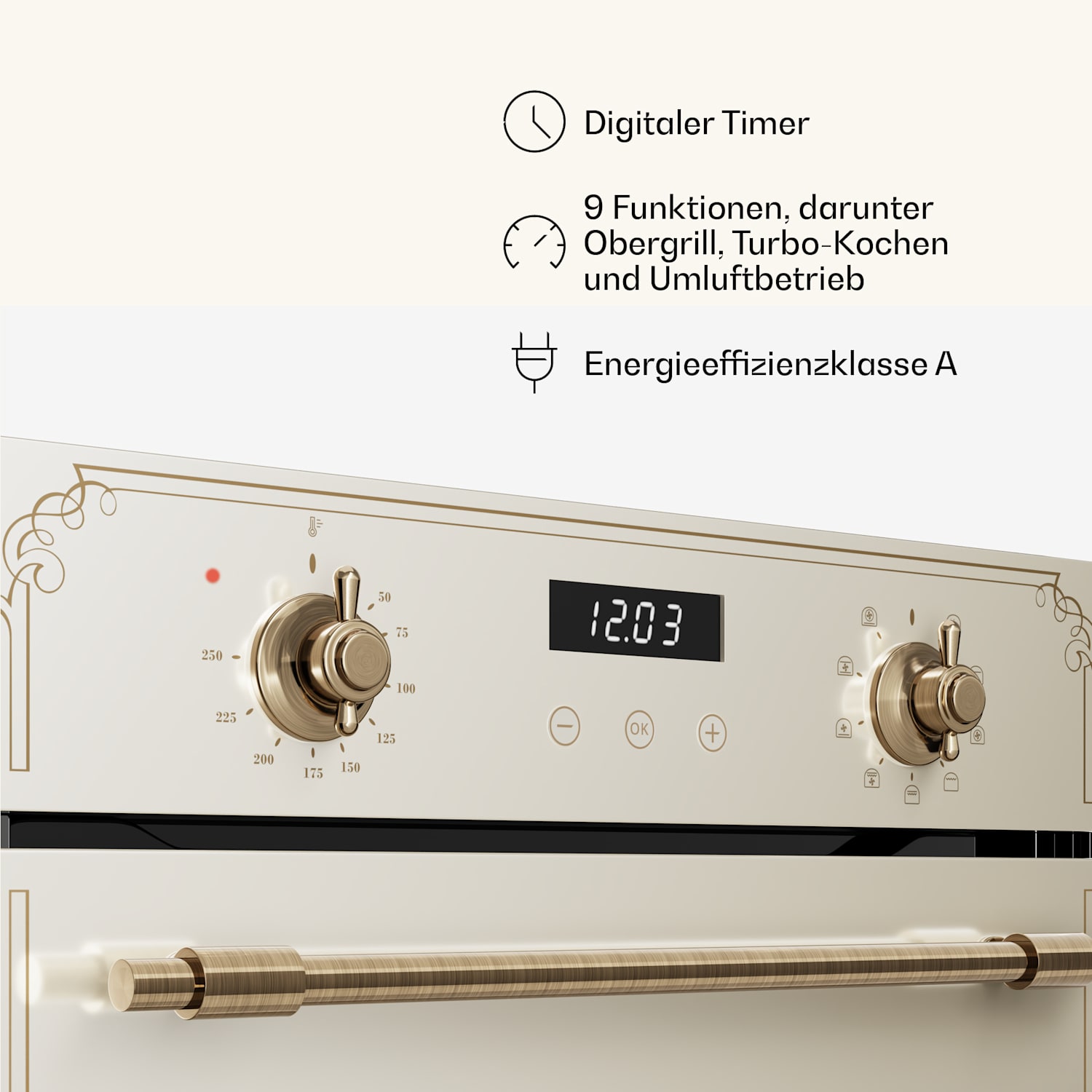 Piano cottura a induzione Victoria + Forno da incasso Victoria | 45 cm 