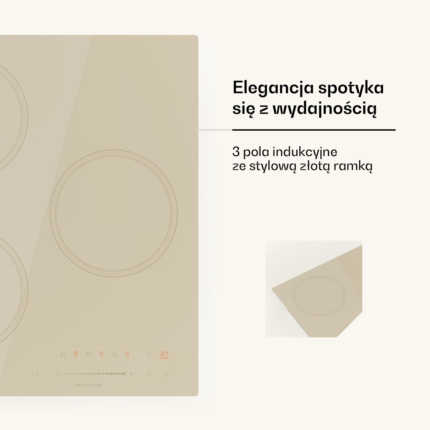 Victoria płyta indukcyjna + Victoria piekarnik | 45 cm 