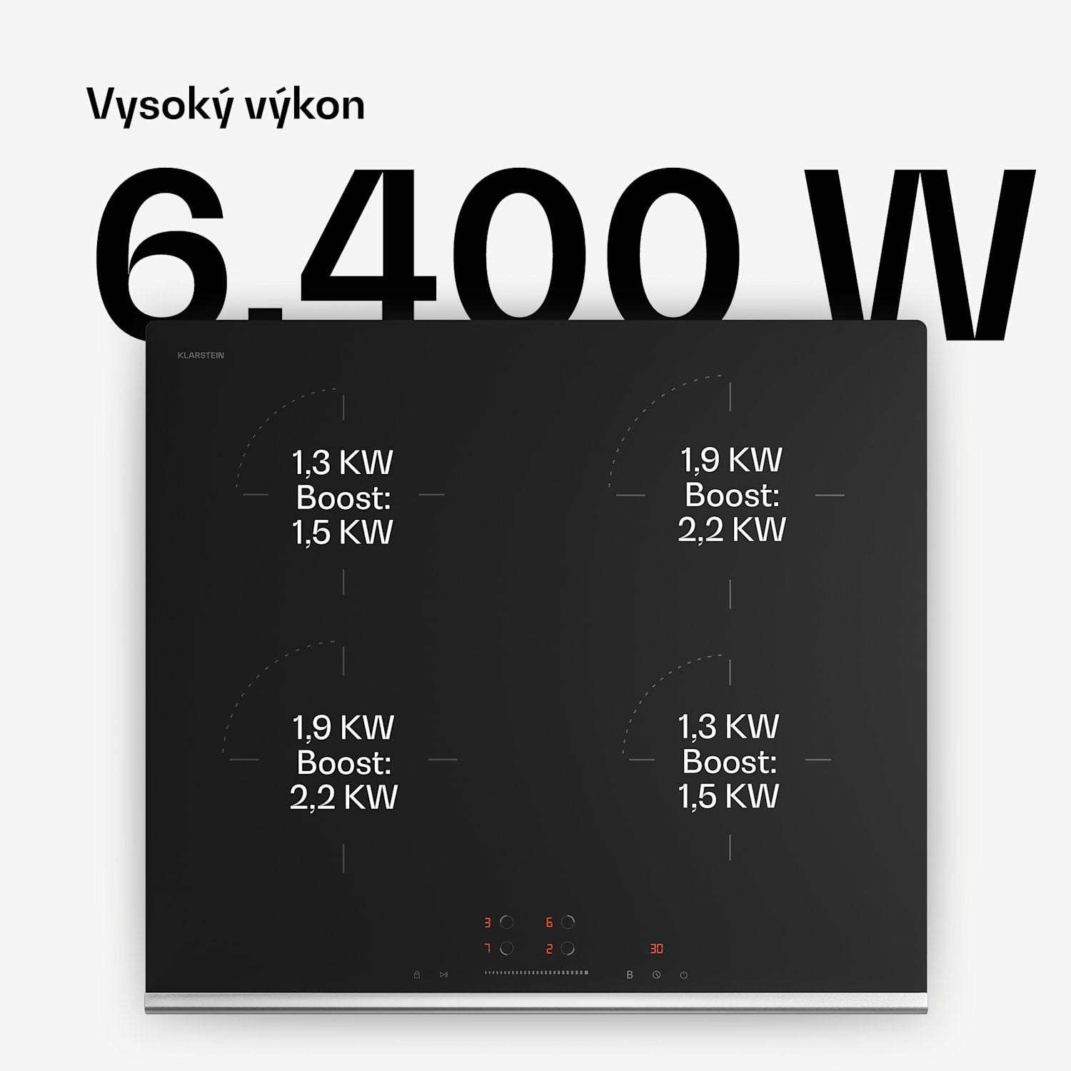 Verosteel indukční varná deska + Verosteel bezramová digestoř | 60 cm 